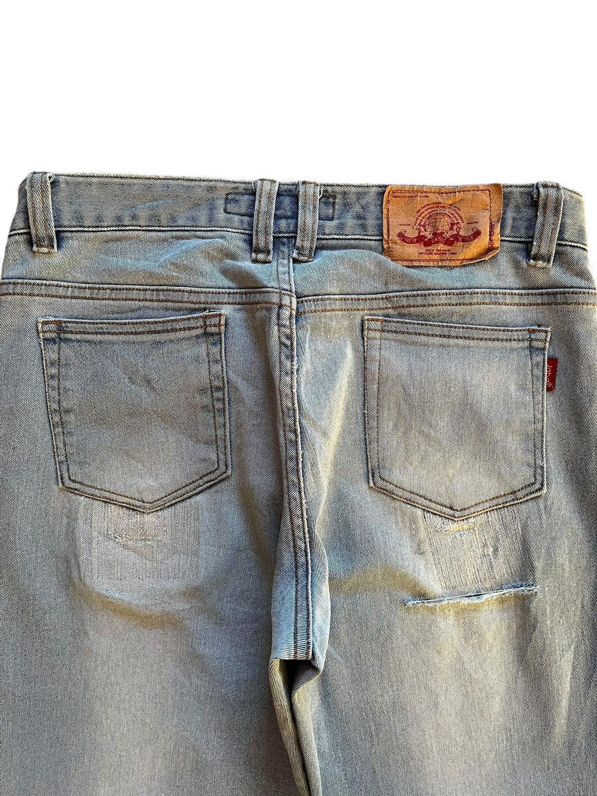 Japanese Brand SALES 🔥 Vintage Japanese Brand Blue Wash Flare Jeans Size 29" - 8 Thumbnail