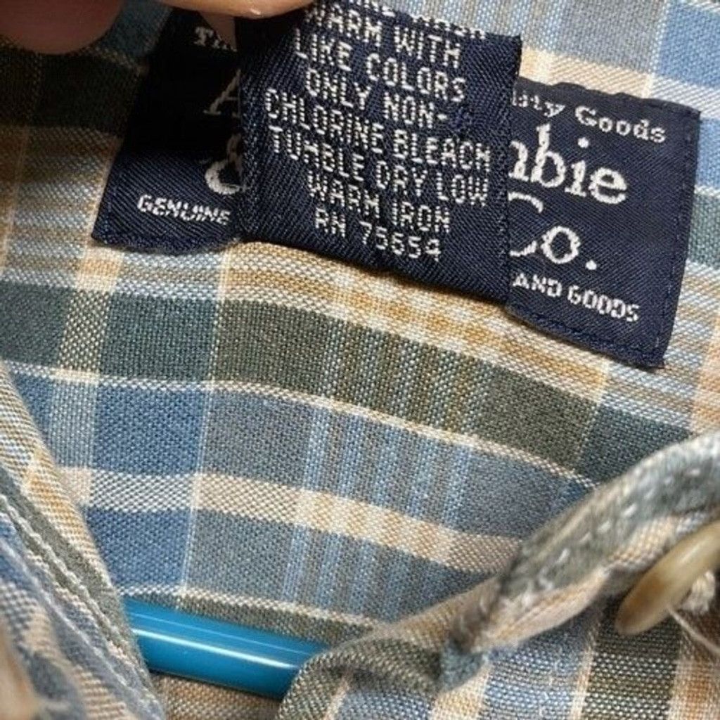 Abercrombie & Fitch Abercrombie & Fitch Plaid Flannel Button Up Shirt Men Large Size US L / EU 52-54 / 3 - 3 Thumbnail