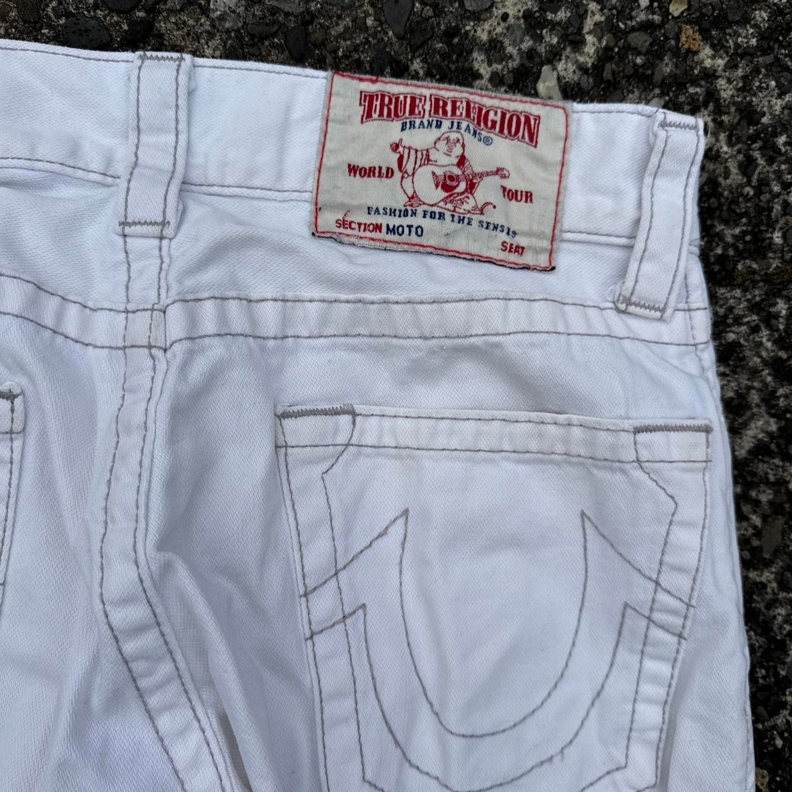 True Religion Women’s True Religion Moto Jeans – Size 28 Size 28" / US 6 / IT 42 - 5 Thumbnail