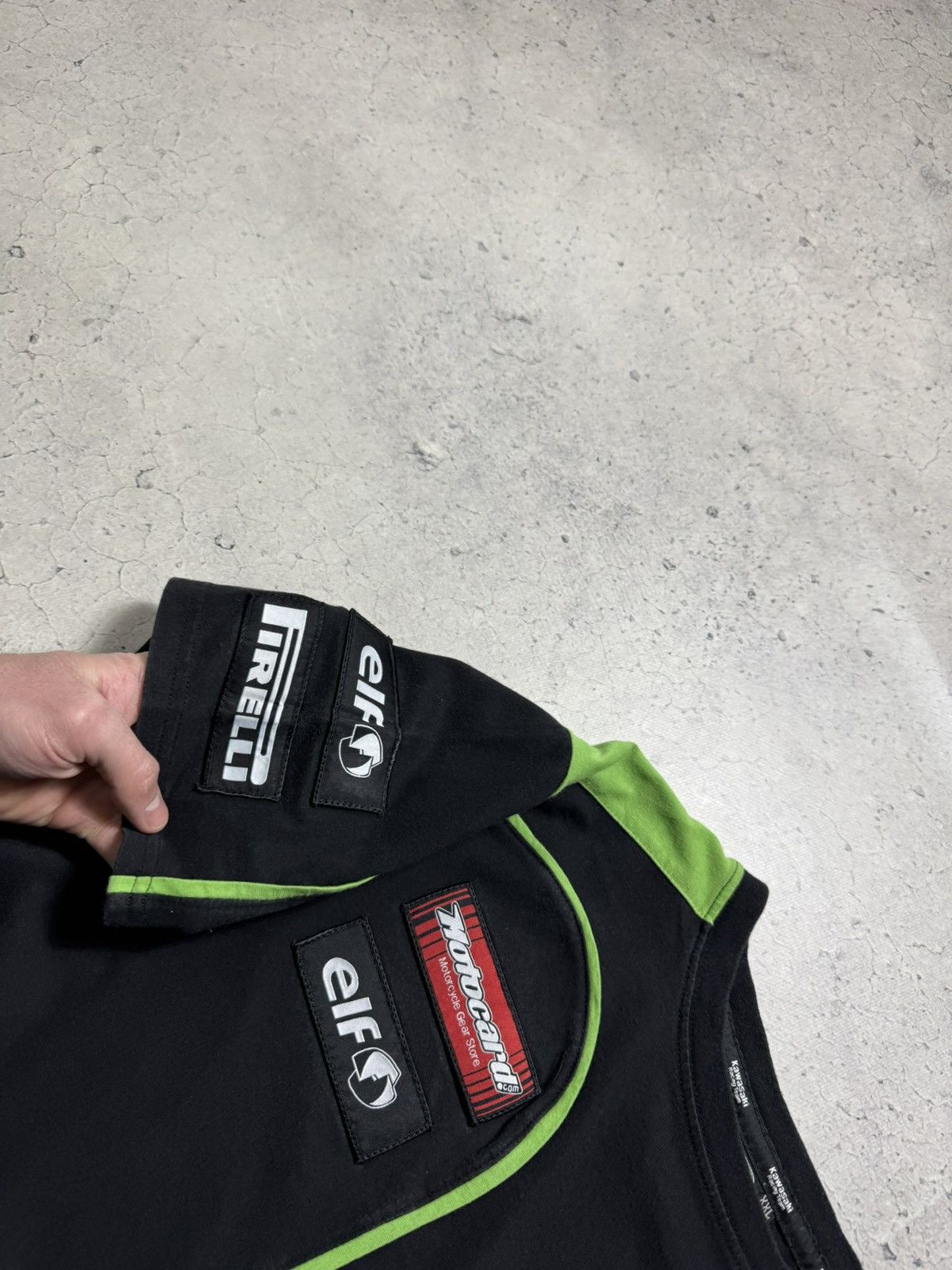 Vintage Kawasaki Racing Team Black T-Shirt Size US XL / EU 56 / 4 - 6 Thumbnail