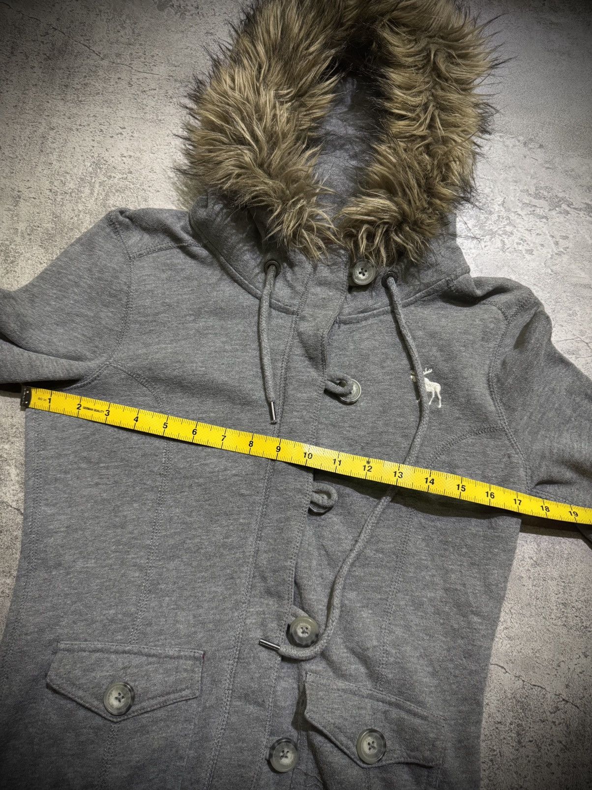 Abercrombie & Fitch Abercrombi & Fitch Ifsixwasnine Fur poem style Zip Hoodie Size US S / EU 44-46 / 1 - 10 Thumbnail