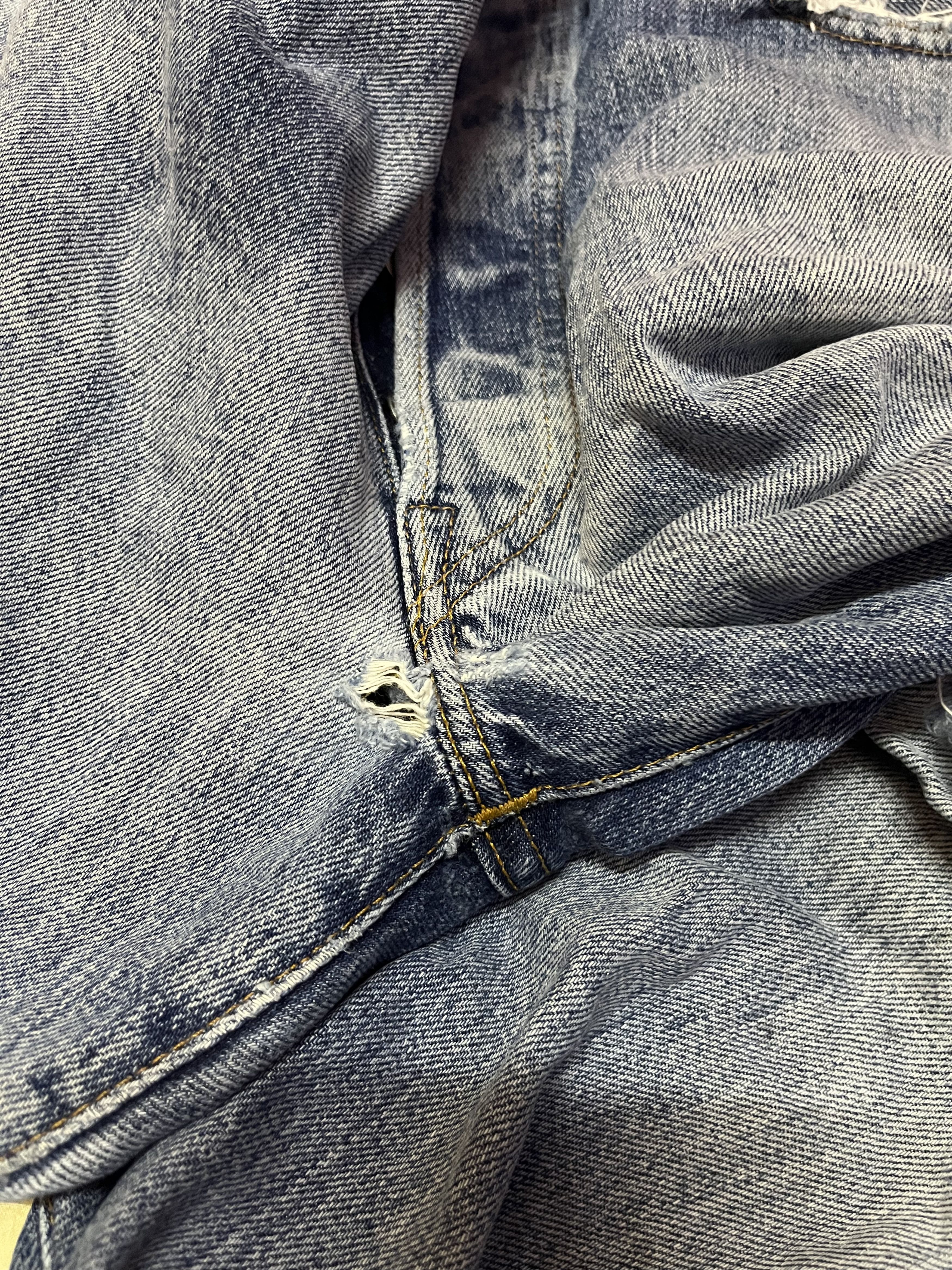 Levi's Vintage Clothing × Vintage Vintage 60s Levis Big E Distressed Fashion Style Size US 32 / EU 48 - 19 Thumbnail