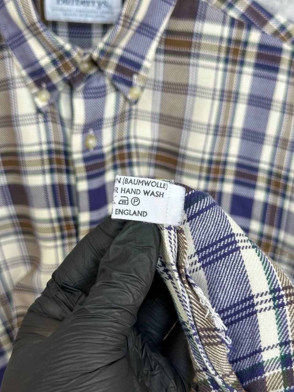 Burberry Burberrys Vintage Nova Check Flannel Shirt Button Down Plaid Size US XL / EU 56 / 4 - 15 Thumbnail