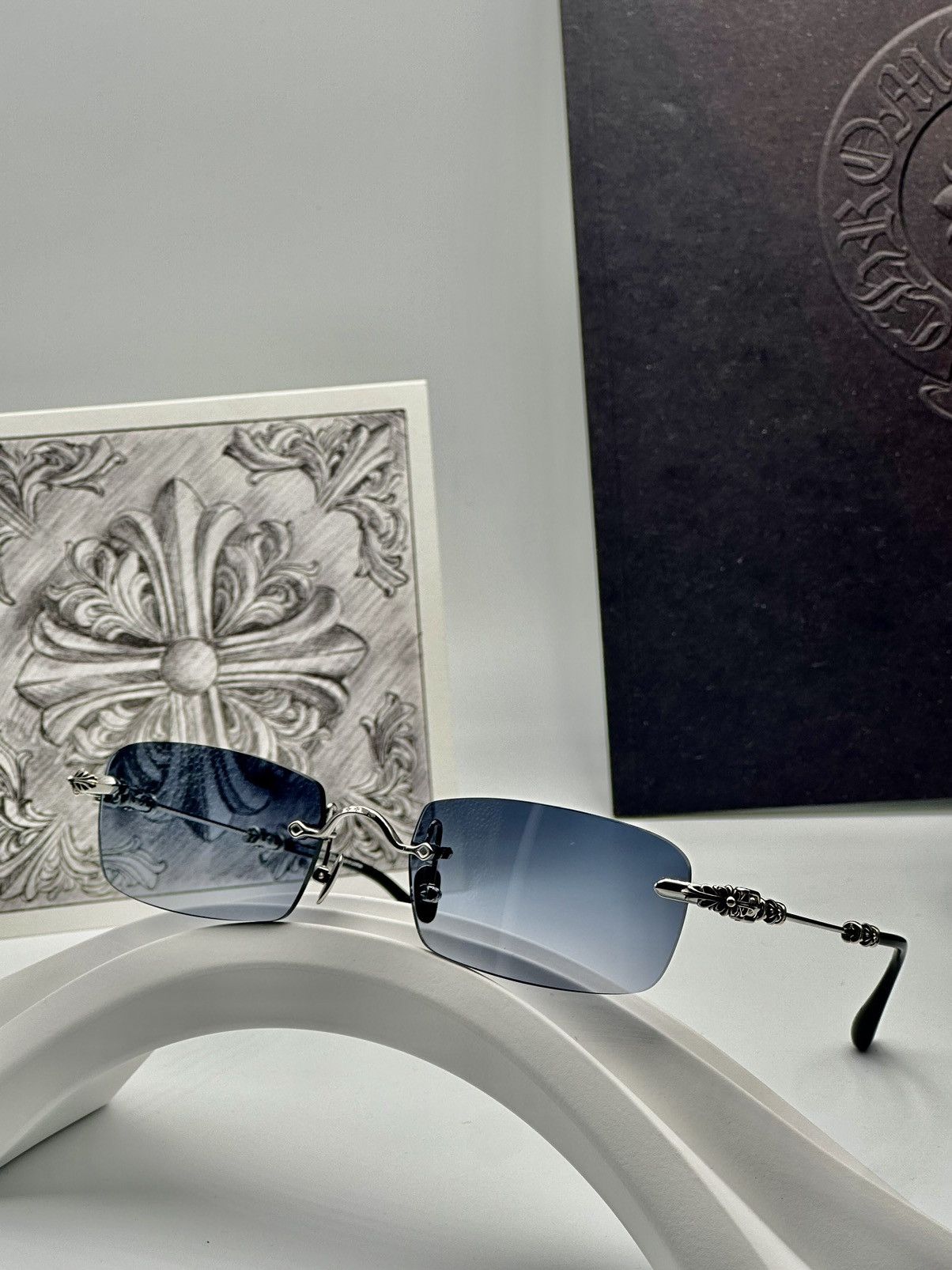 chrome-hearts-chrome-hearts-pills-iii-rimless-sunglasses-shiny-silver