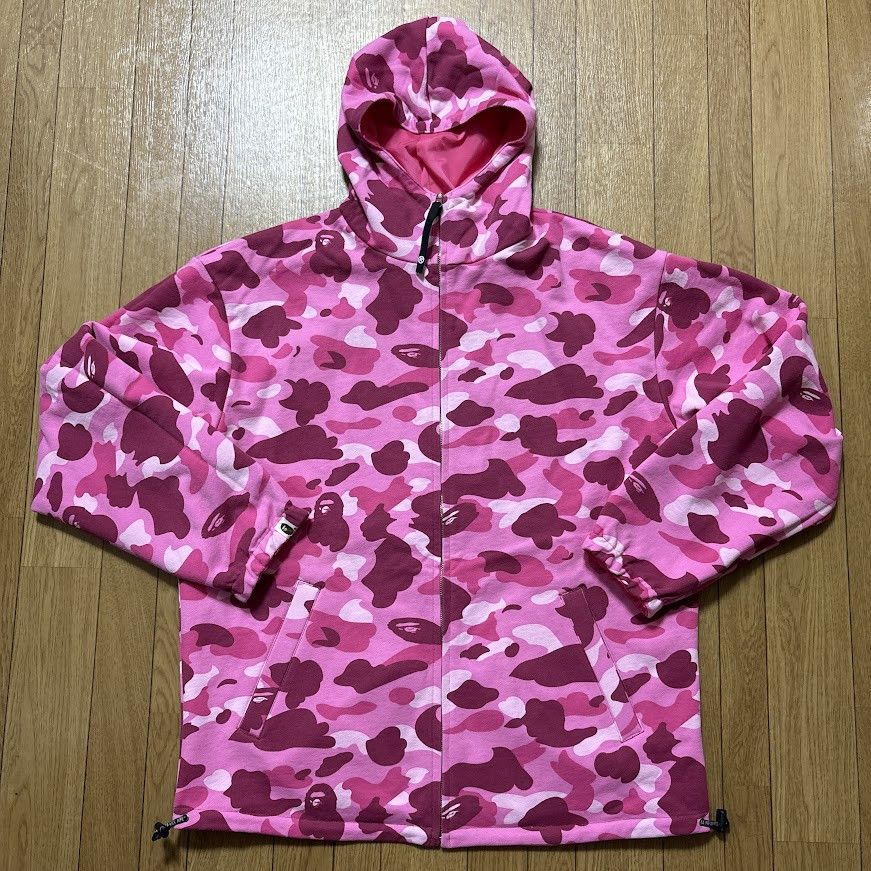 Bape 🔥Reversible🔥 Pink camo hoodie jacket a bathing ape NIGO Size US L / EU 52-54 / 3 - 1 Thumbnail