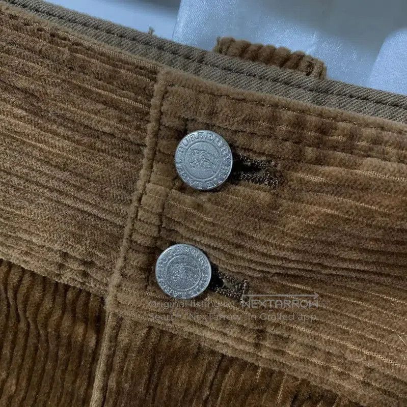 Burberry Burberry Brown Cotton Mini Skirt. Size 23" - 2 Thumbnail
