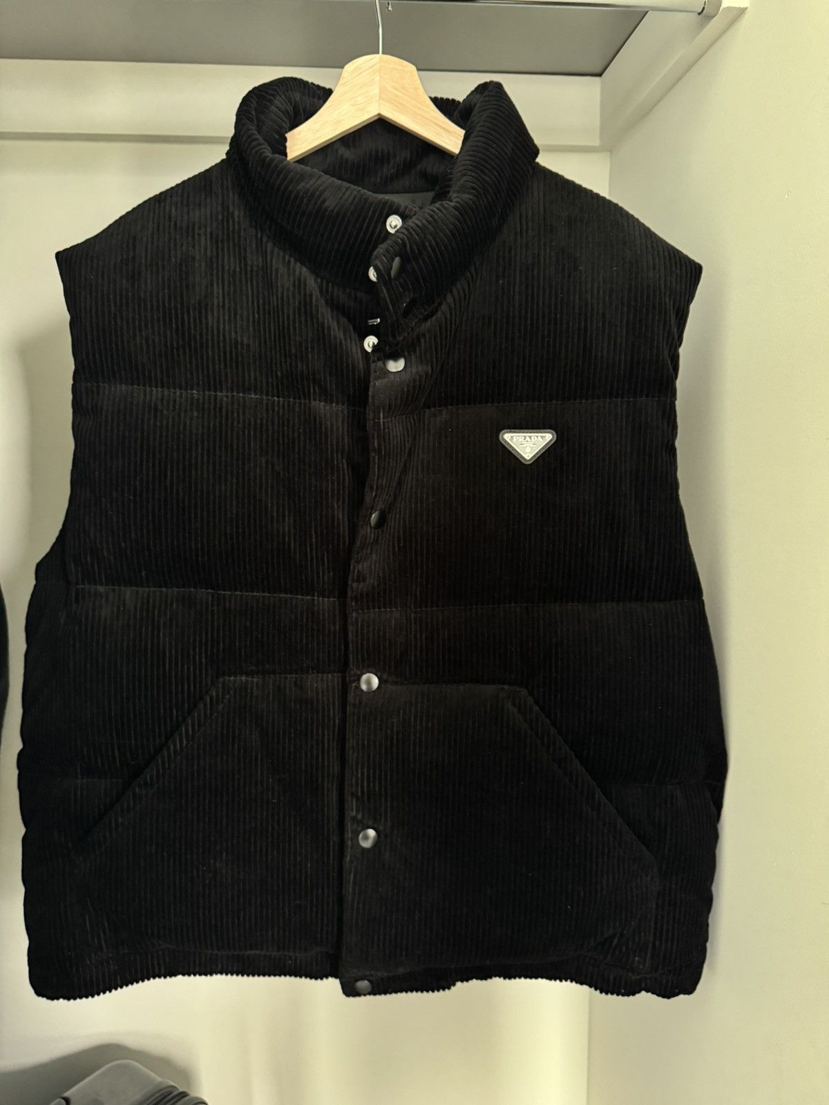 トップス 90s archive prada double corduroy vest 90s archive prada double corduroy vest（The '90s style