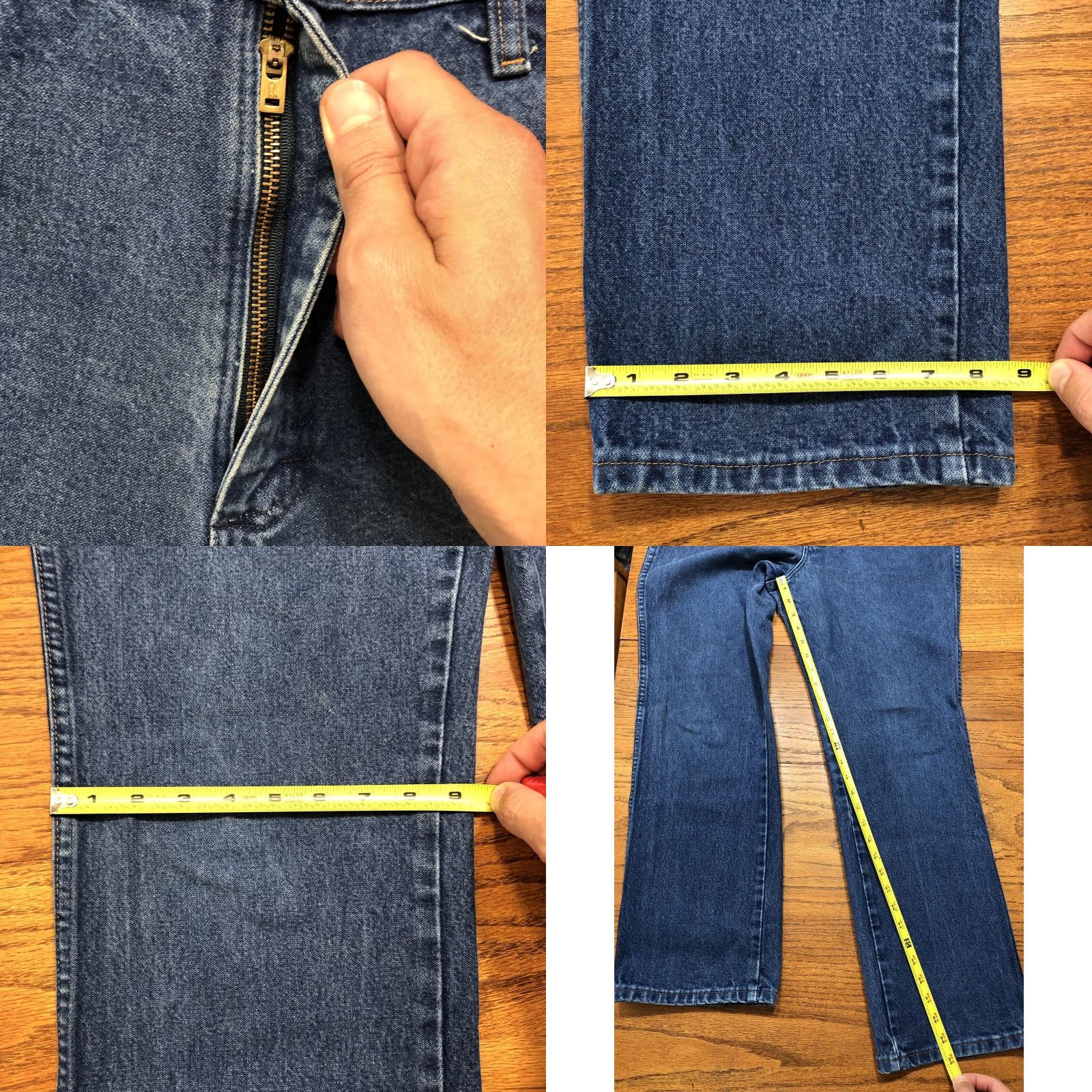 Wrangler VINTAGE Wrangler 936 Slim Fit Jeans Mens 36x30 Cowboy Cut Western Rodeo Blue 5-Pocket Denim Size US 36 / EU 52 - 8 Thumbnail