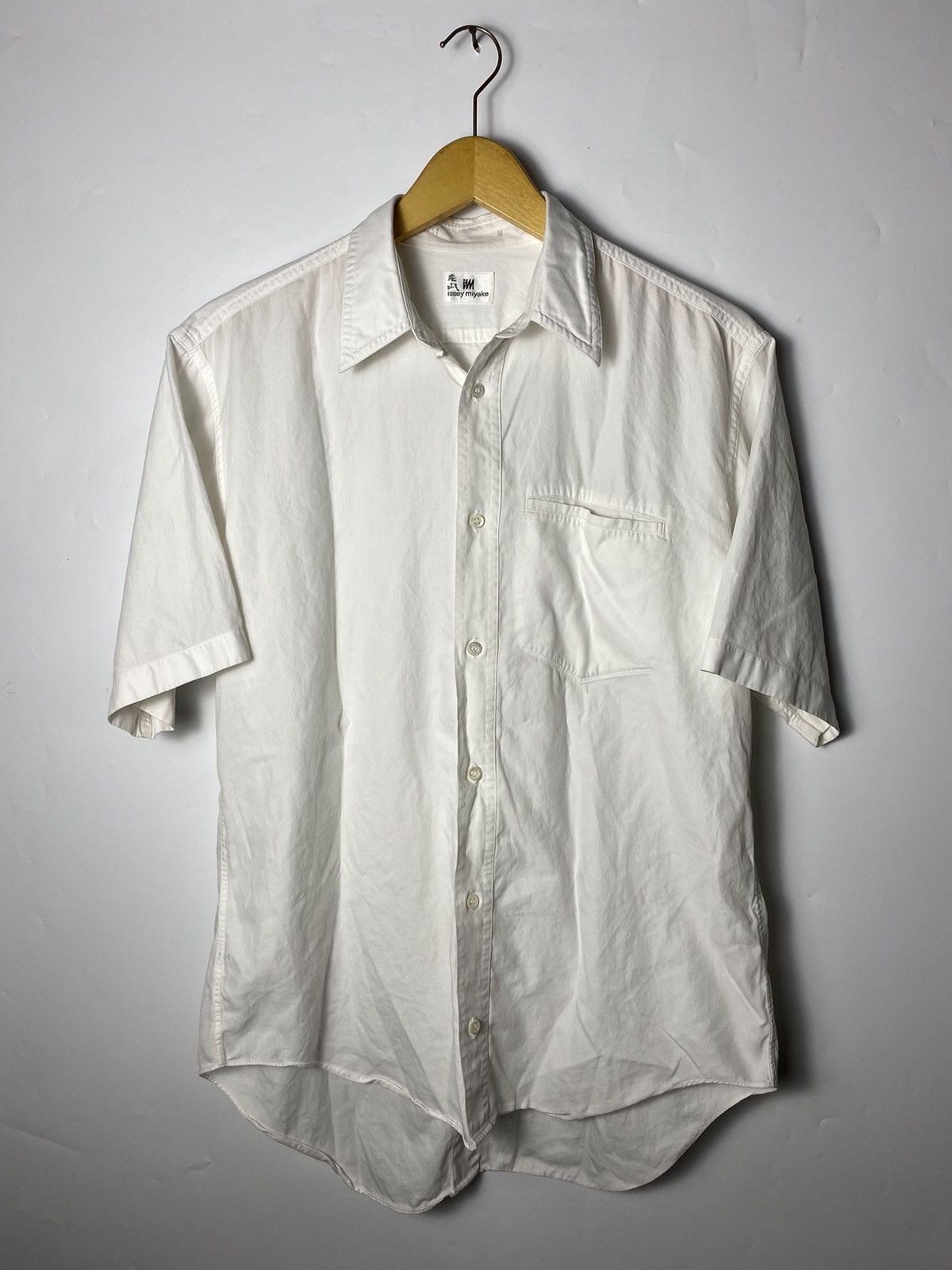 Issey Miyake vintage issey miyake white shirt pocket Size US M / EU 48-50 / 2 - 8 Thumbnail