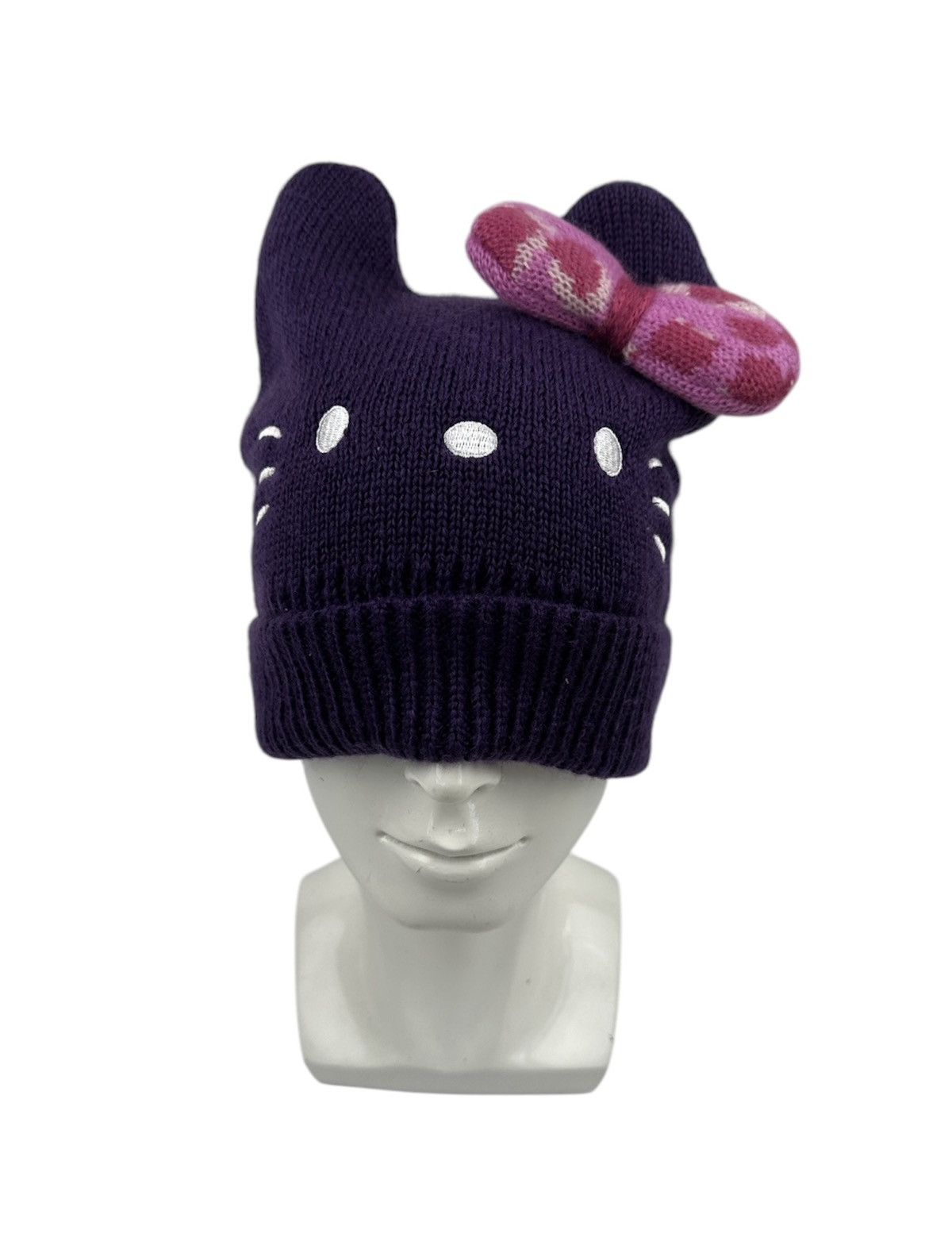 Japanese Brand HELLO KITTY BEANIE HAT - TC 38 Size ONE SIZE - 1 Thumbnail