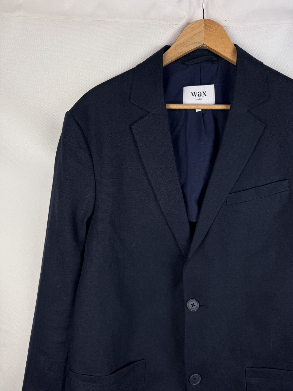 Wax London Wax London Men’s Linen 2 Piece Suit Blazer Jacket Pants Size 42R - 4 Thumbnail