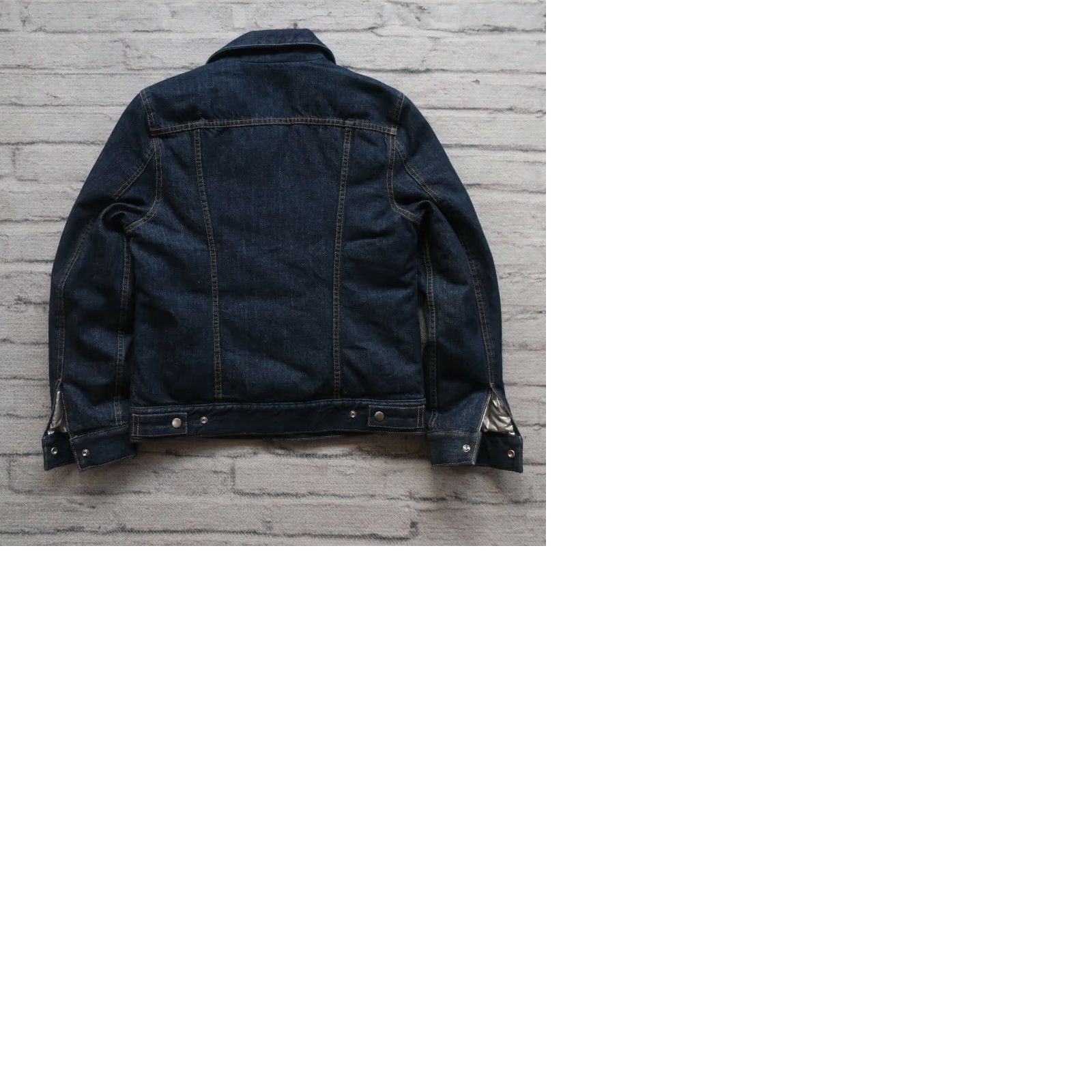 Levi's Levi's Reversible Denim Quilted Down Trucker Jacket Womens Small Silver Shirt VINTAGE (adjusted) Size S / US 4 / IT 40 - 9 Thumbnail