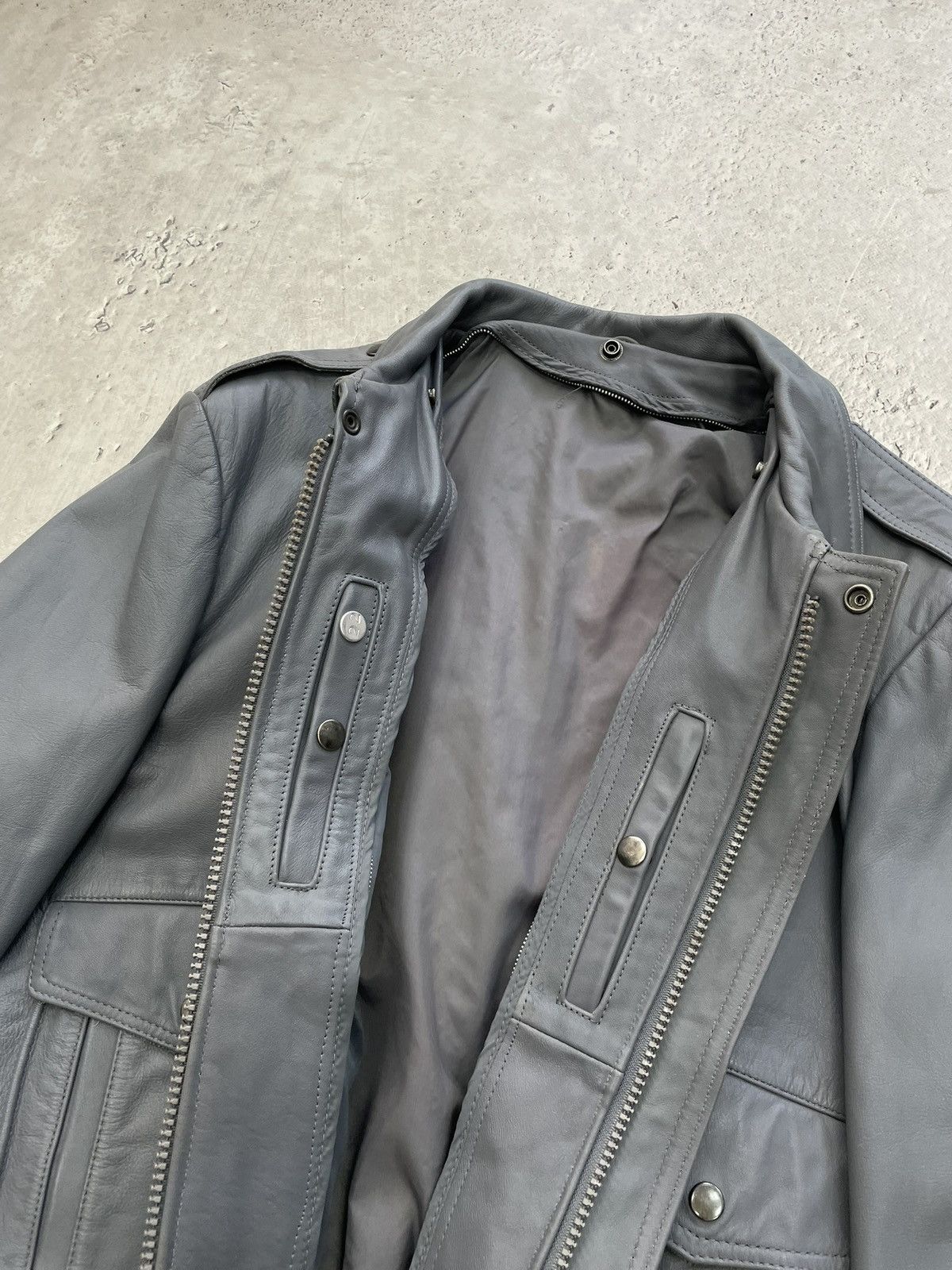 Schott Leather aviation leather bomber jacket 90s schott jacket Size US L / EU 52-54 / 3 - 9 Thumbnail