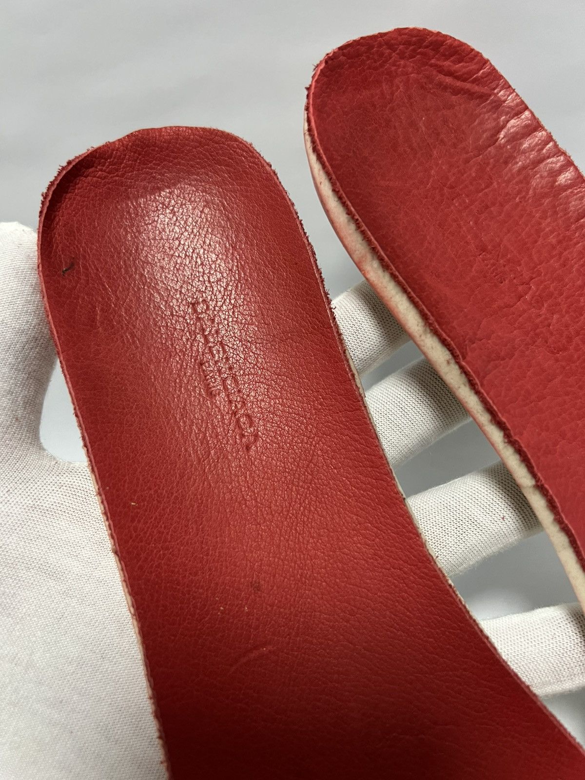 Balenciaga Balenciaga - Arena Red Leather High Top Sneakers Size US 7 / EU 40 - 19 Thumbnail