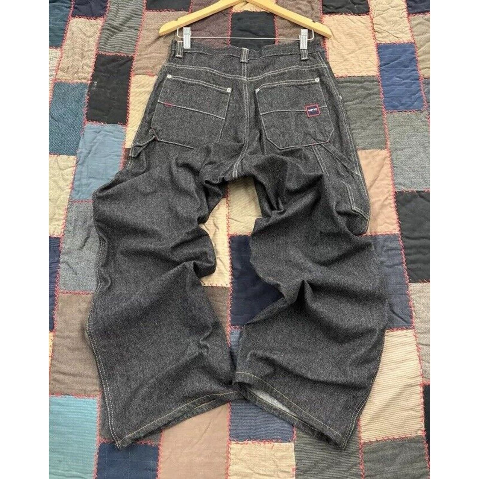 Bugle Boy Vintage 90s Skater Baggy Bugle Boy Jeans Denim W30 X L30 Size US 30 / EU 46 - 1 Thumbnail