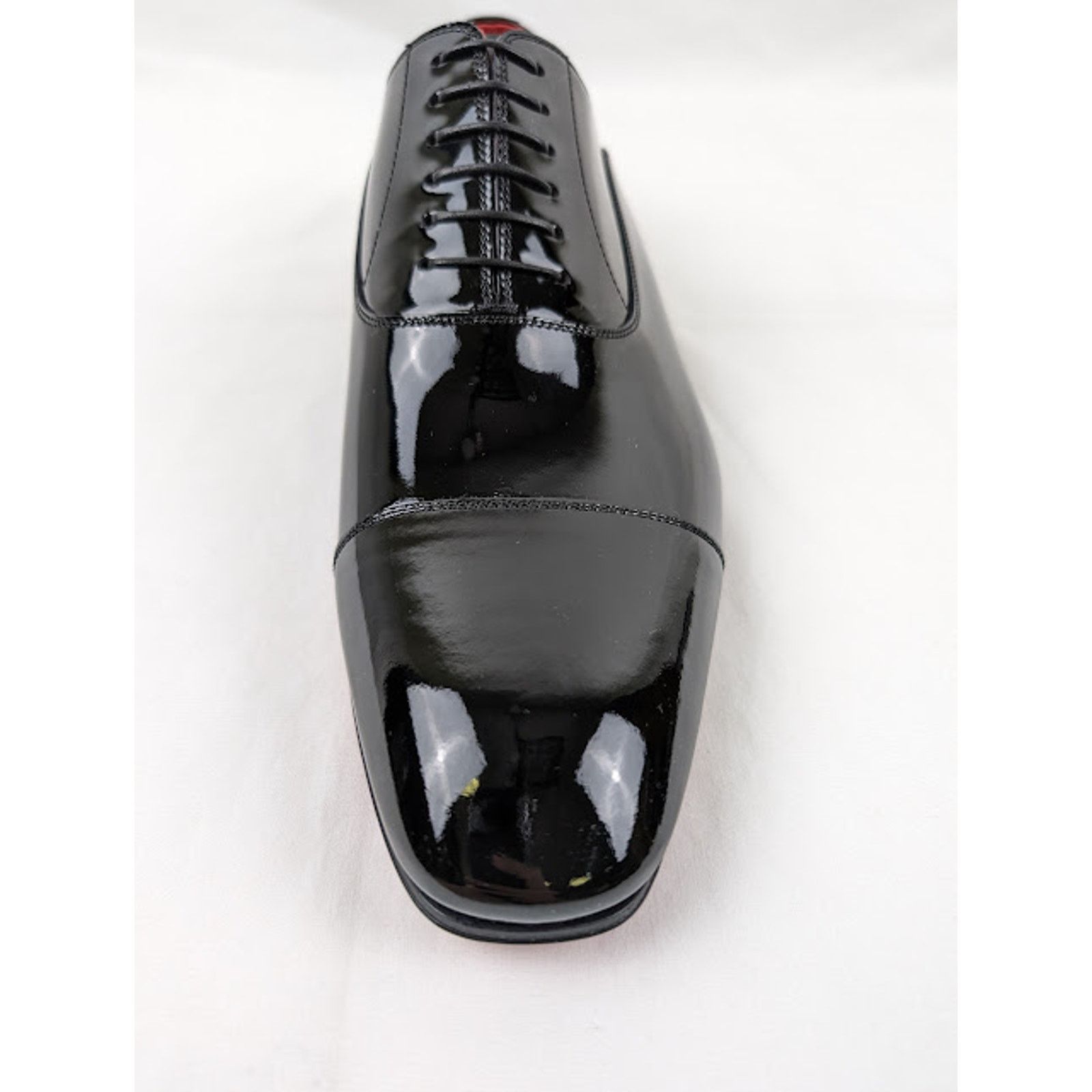 Christian Louboutin o1rshd1 So Greggo Flat Shoes in Black/Gun Metal/Lin Loubi Size US 13 / EU 46 - 12 Thumbnail
