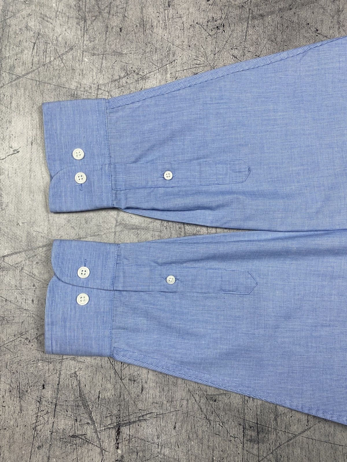 Dior Christian Dior Monsieur Blue Button Down Shirt Size 17 XL Size US XL / EU 56 / 4 - 13 Thumbnail