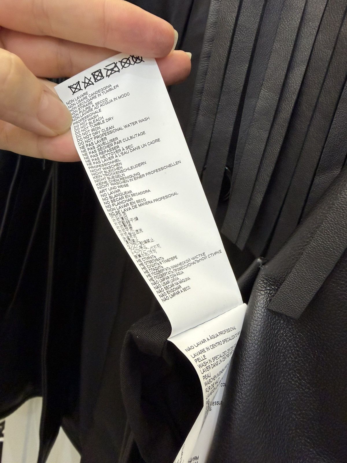 Maison Margiela Maison Margiela Unisex Leather Jacket Size M Size M / US 6-8 / IT 42-44 - 16 Thumbnail