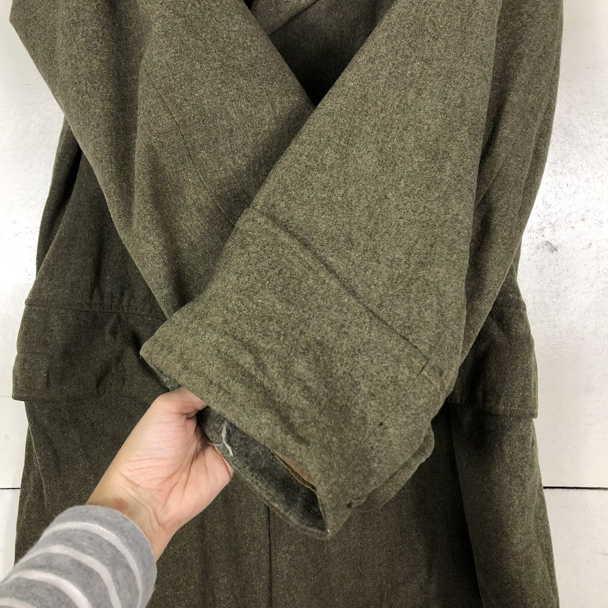 Vintage 🔥TRUE VINTAGE 1940 HEAVY LONG COATS JACKET WORLD WAR II Size US M / EU 48-50 / 2 - 16 Thumbnail