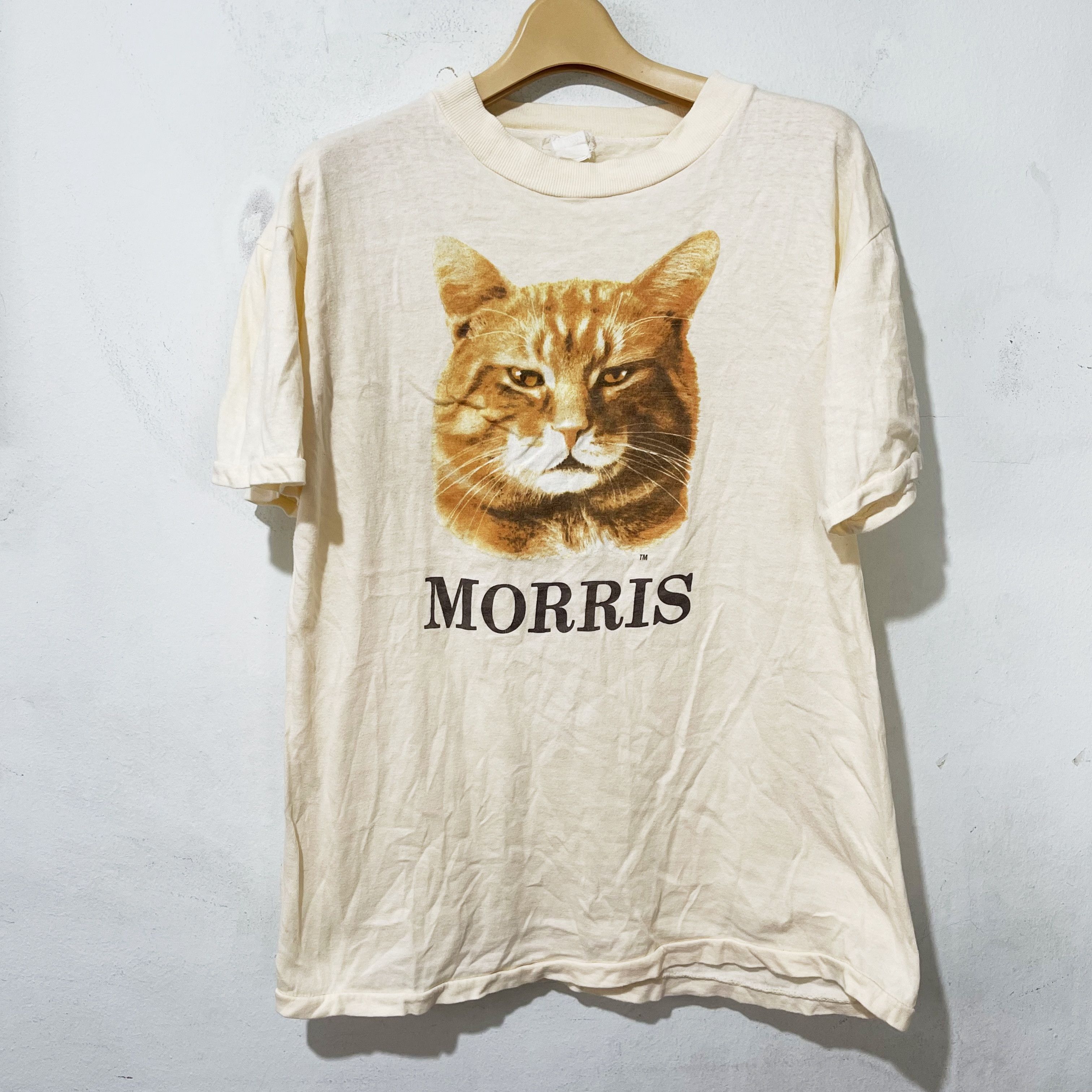 Vintage Vintage 80s Morris T-Shirt Size US M / EU 48-50 / 2 - 1 Thumbnail
