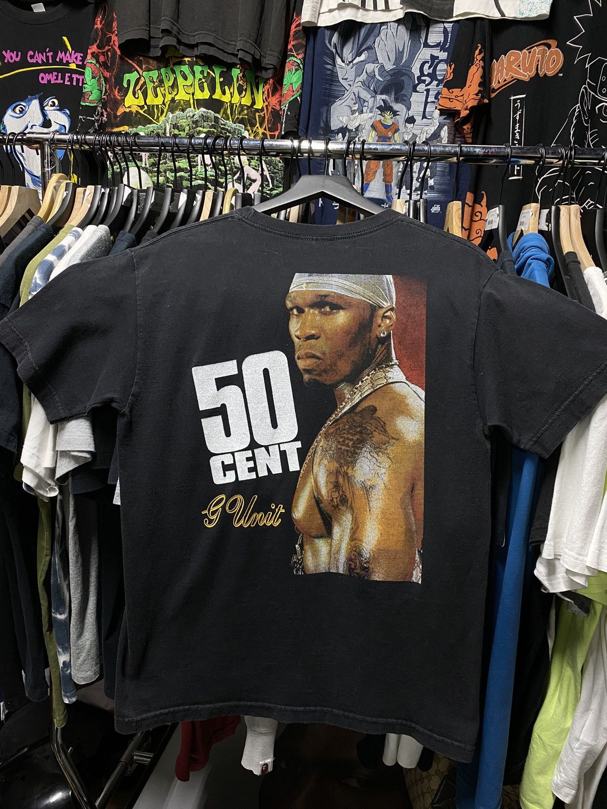 Rap Tees Vintage 00’ 50 Cent Rap T-Shirt Adult Medium Size US M / EU 48-50 / 2 - 1 Thumbnail