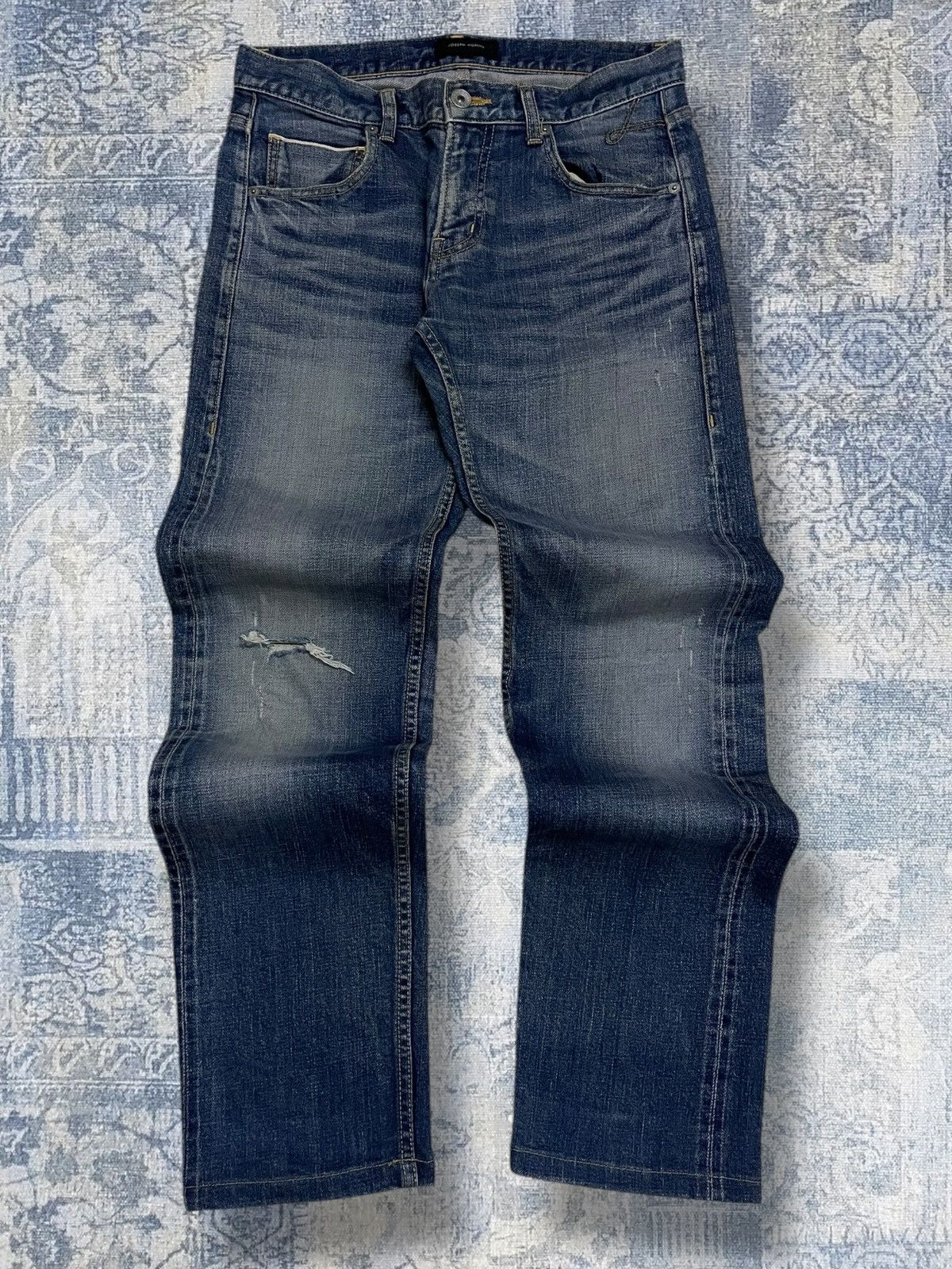 JOSEPH HOMME Vintage Designer Joseph Homme Distressed Denim Size US 29 - 1 Thumbnail