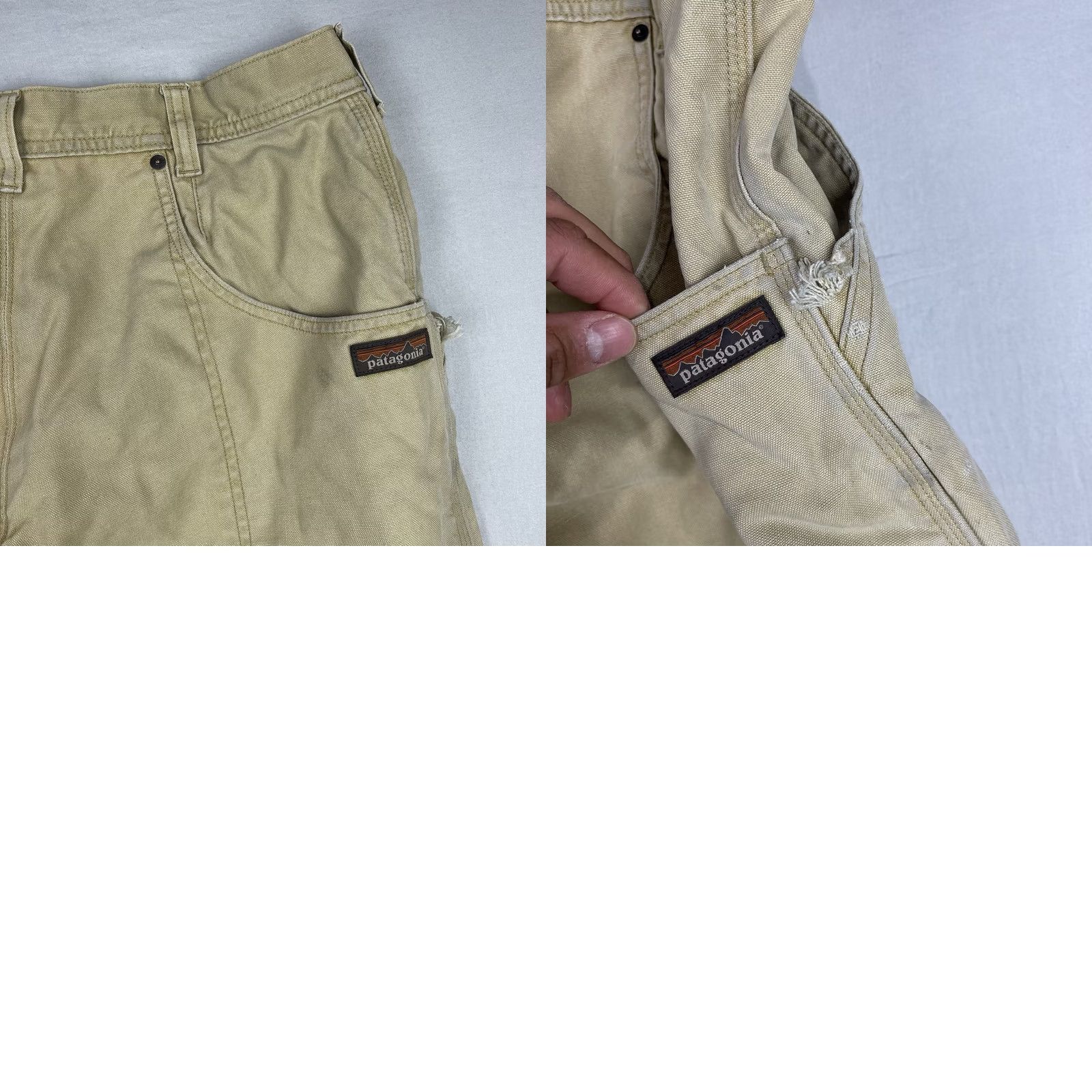 Patagonia Patagonia Pants Mens 34 Beige Iron Forge Hemp Canvas Double Knee Workwear Hiking Size US 34 / EU 50 - 10 Thumbnail