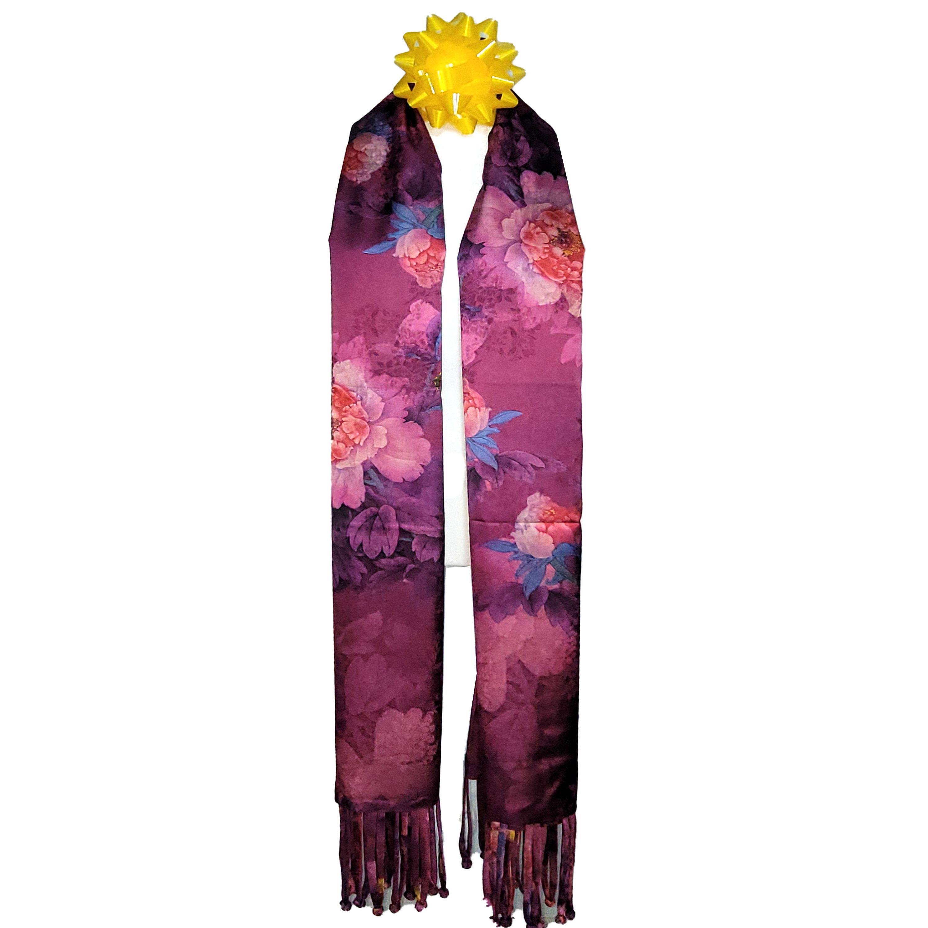 Other NWT Double-Sided Double-Layer Long Silk Scarf 27"x70" LS5950 Size ONE SIZE - 4 Thumbnail
