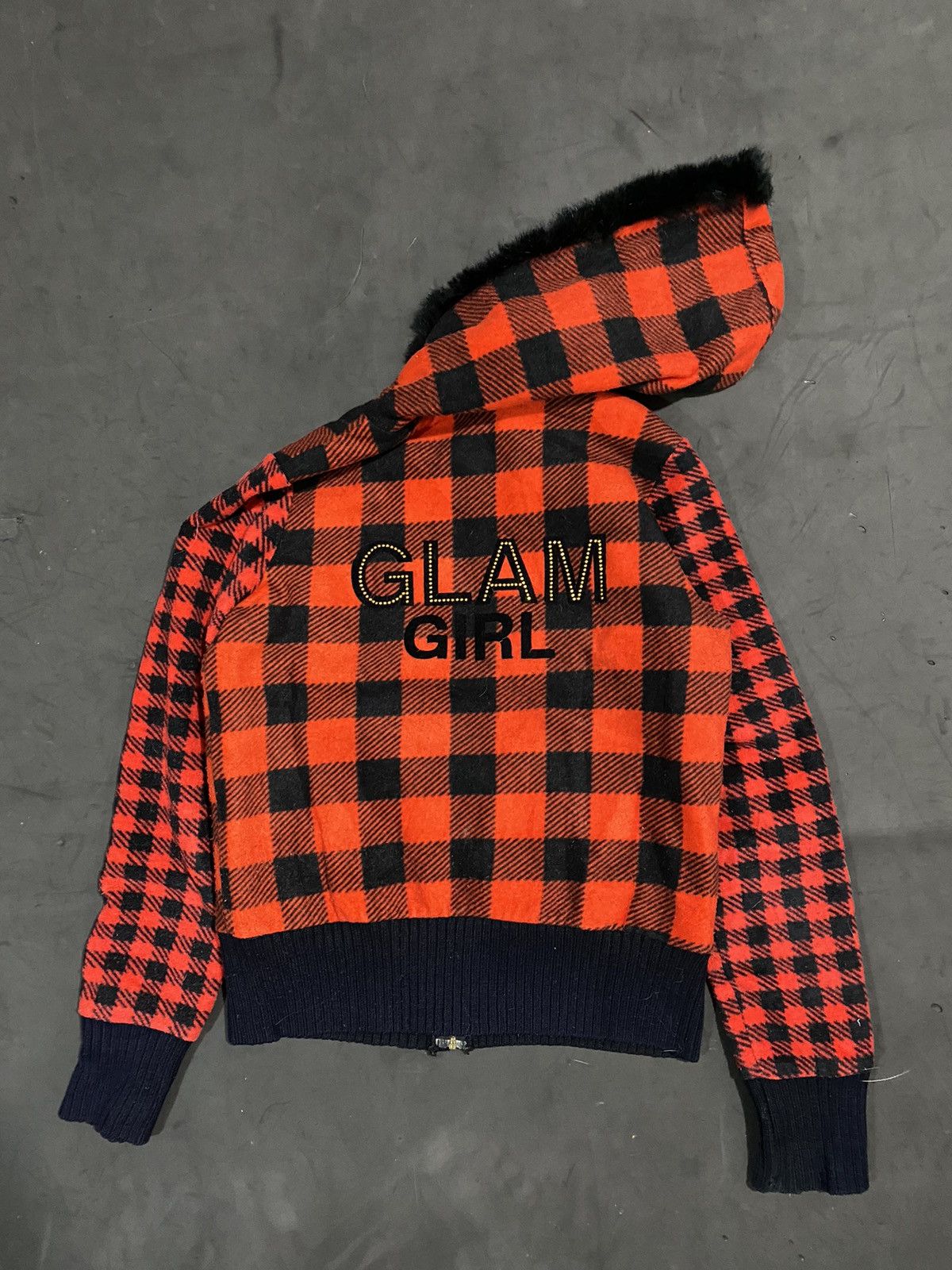 Hysteric Glamour ❤️‍🔥BINDINGOFFER❤️‍🔥Japanese Tartan FurJacket Hoodie Lgb Ifsix Size US M / EU 48-50 / 2 - 5 Thumbnail