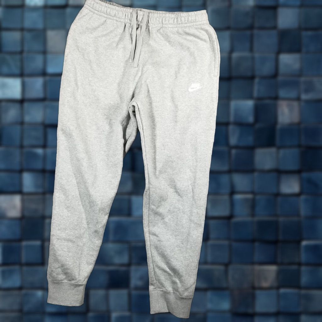 NIKE Fleece Essential Jogger Pants Large Gray NEW Men BV2671-063