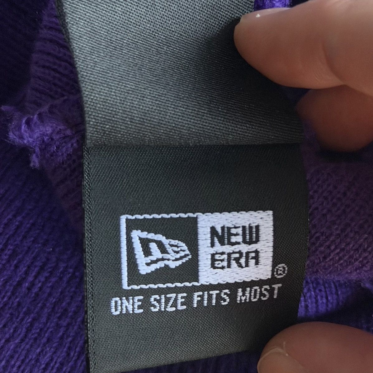 Supreme RARE Supreme New York New Era Script Purple Beanie FW24 OSFA Size ONE SIZE - 4 Thumbnail