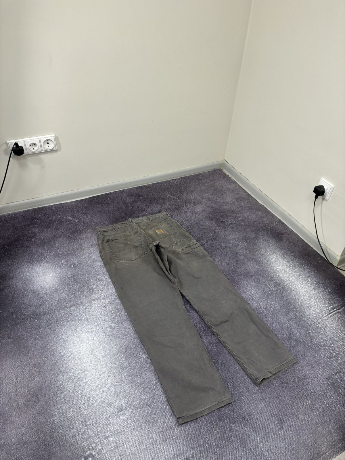 Carhartt Vintage Carhartt USA Gray Y2K Work Hype Pants Jeans Size US 32 / EU 48 - 3 Thumbnail