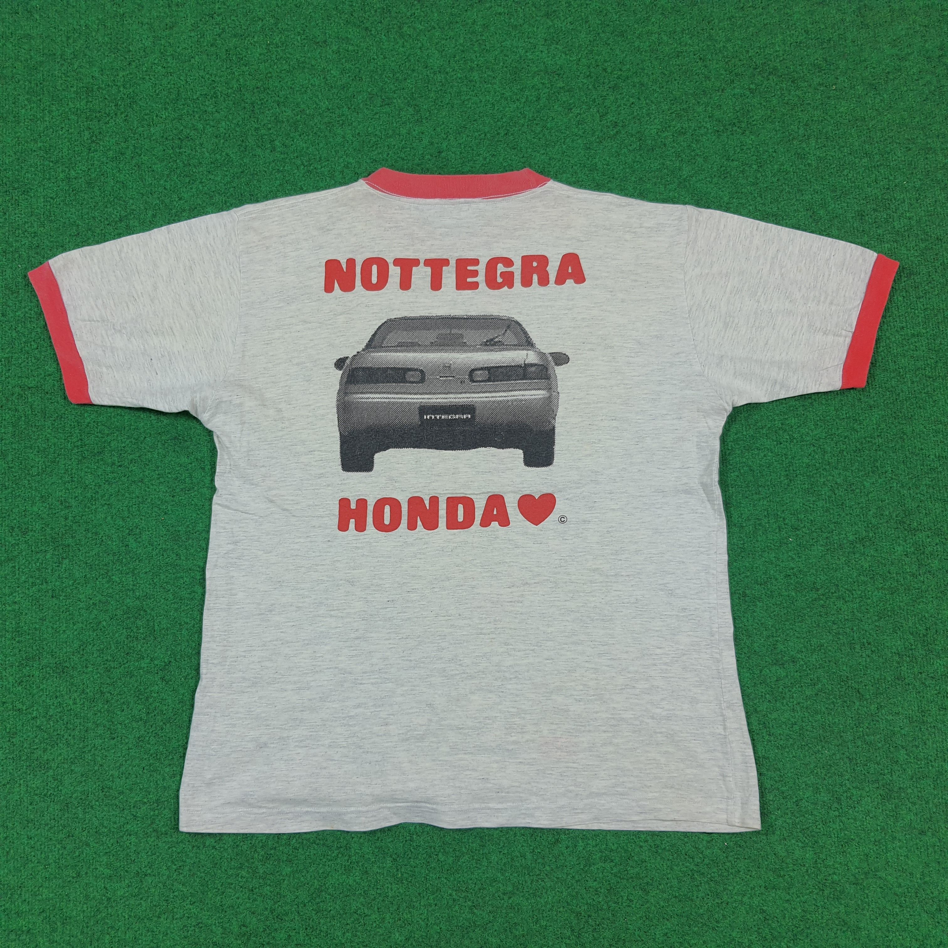 Honda Vintage Integra Nottegra Honda Ringer Tshirt C299N30 Size US L / EU 52-54 / 3 - 4 Thumbnail