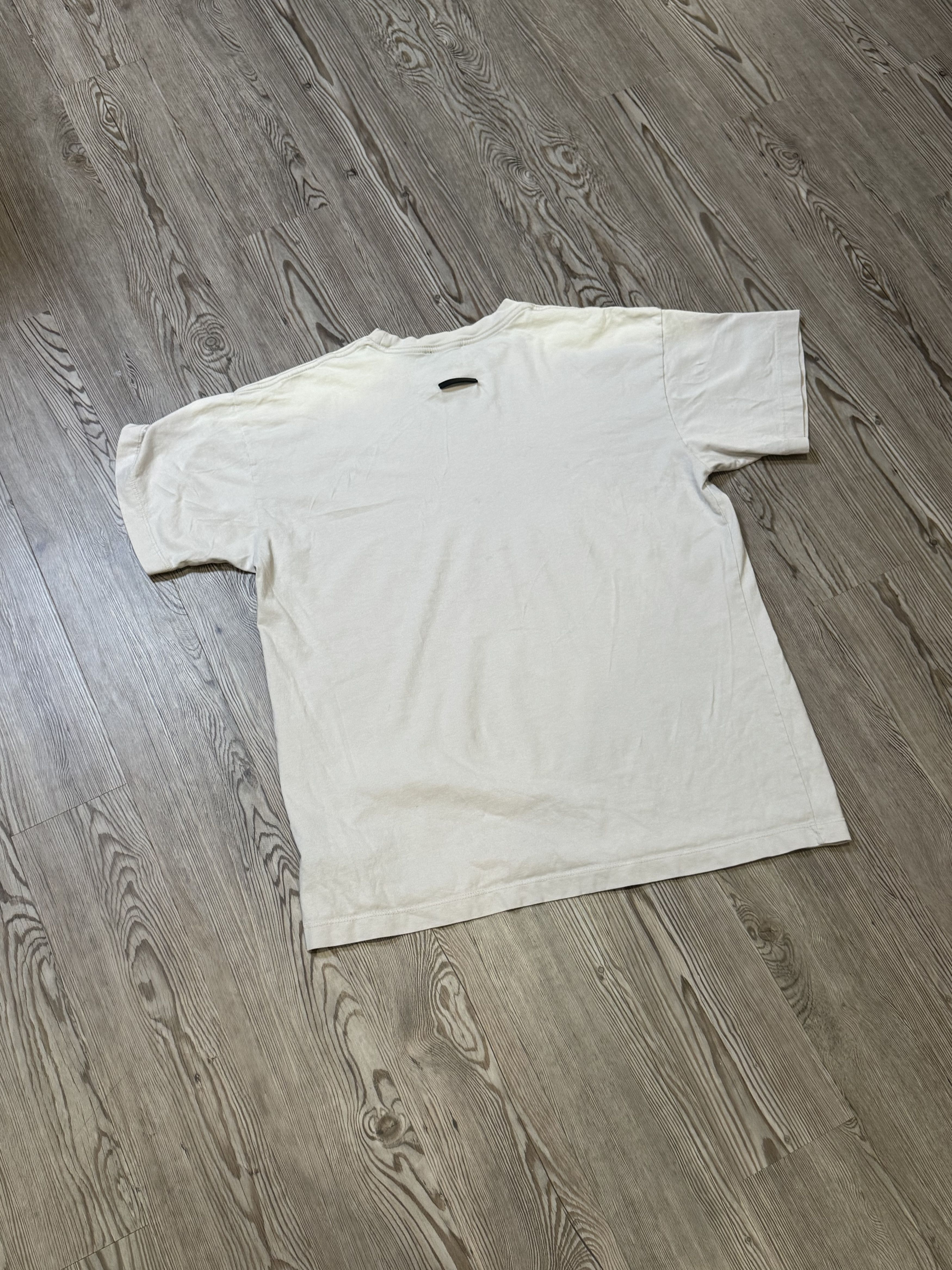 Fear of God Fear of God Seventh Collection "FG" Cream T-Shirt Size US M / EU 48-50 / 2 - 2 Thumbnail