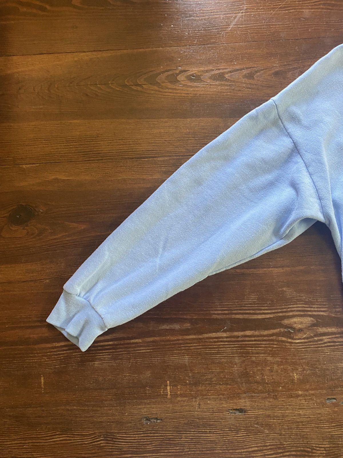 Vintage Vintage 80’s Mock Neck Baby Blue Pink Ski Sweatshirt Size US XS / EU 42 / 0 - 11 Thumbnail