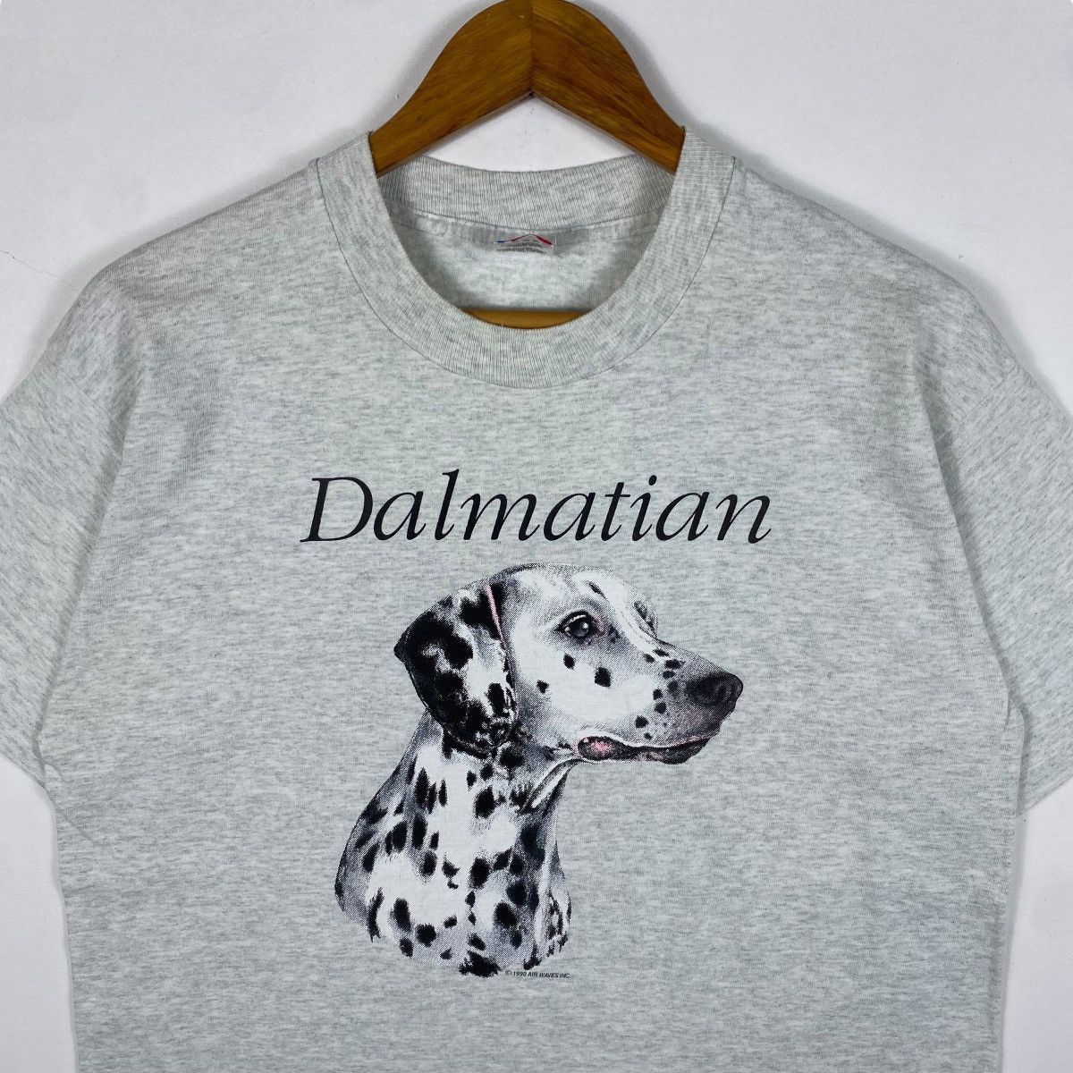 Vintage Vintage 90's DALMATIAN Dog Air Waves Graphic Tee Shirt Large Size US L / EU 52-54 / 3 - 2 Thumbnail
