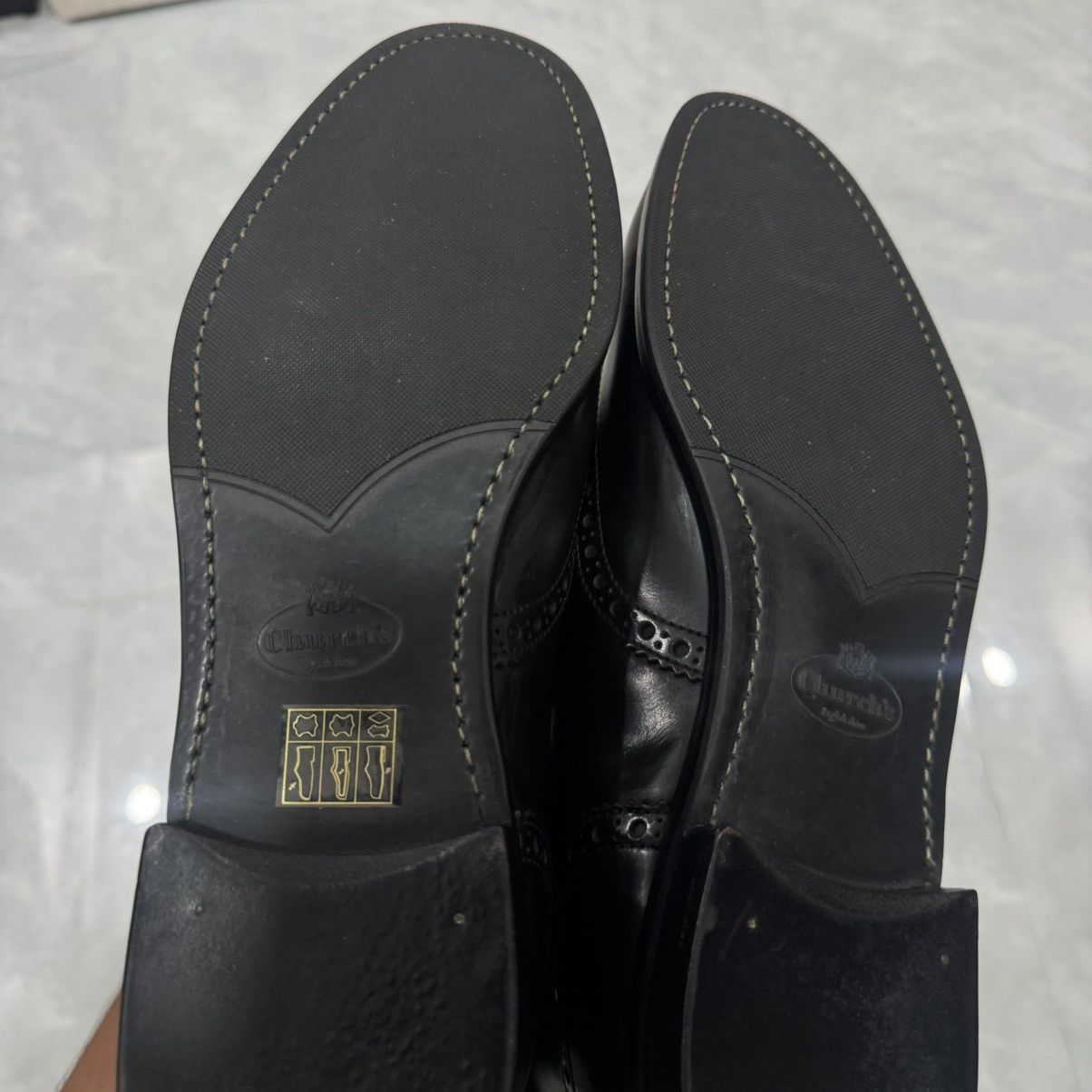 Church's Church’s Ketsby WG Polished Binder Brogue Chelsea Boots🖤 Size US 11 / IT 41 - 22 Thumbnail