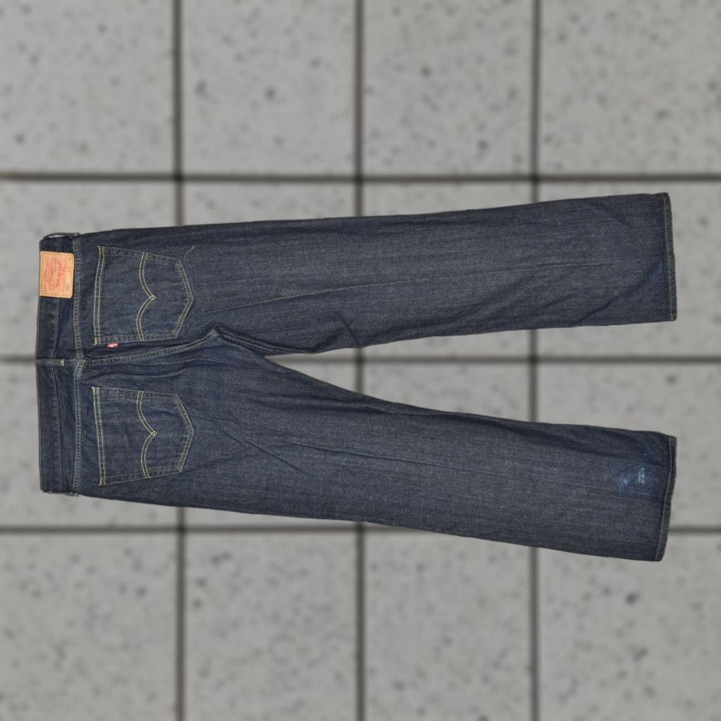 Levi's Levi's Jeans 527 Slim Bootcut Regular Size W36 L34 Dark Wash Mens Denim Cotton Zip 5-Pocket Size US 36 / EU 52 - 1 Thumbnail