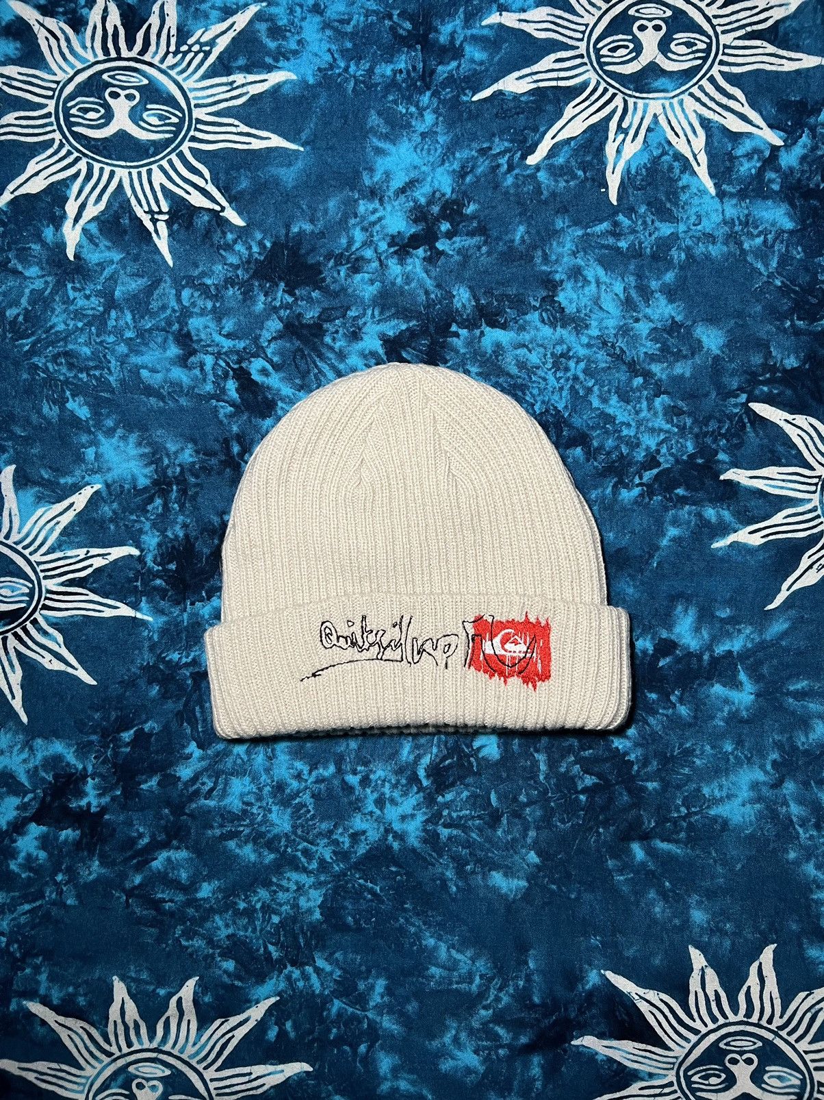 Quicksilver Vintage Cap Y2K Quiksilver White Hat Size ONE SIZE - 1 Thumbnail