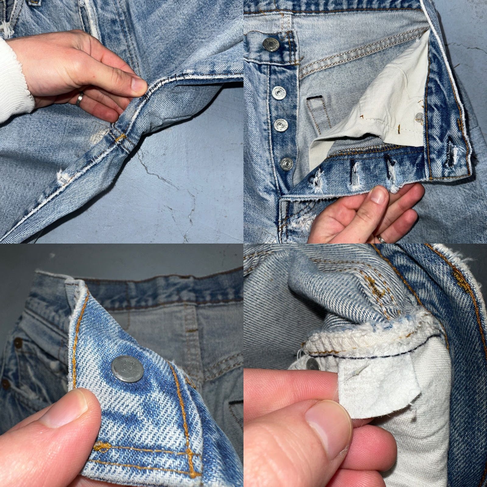 Levi's VINTAGE Levi's 501 Jeans Men Adult XX Light Wash 80s USA Straight Fit 29x25 Denim Size US 26 / EU 42 - 8 Thumbnail