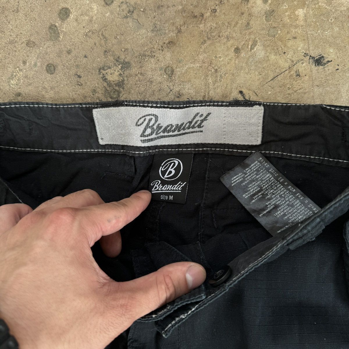 Seditionaries × Vintage Vintage Brandit Military Army Baggy Cargo Pants Size US 32 / EU 48 - 5 Thumbnail