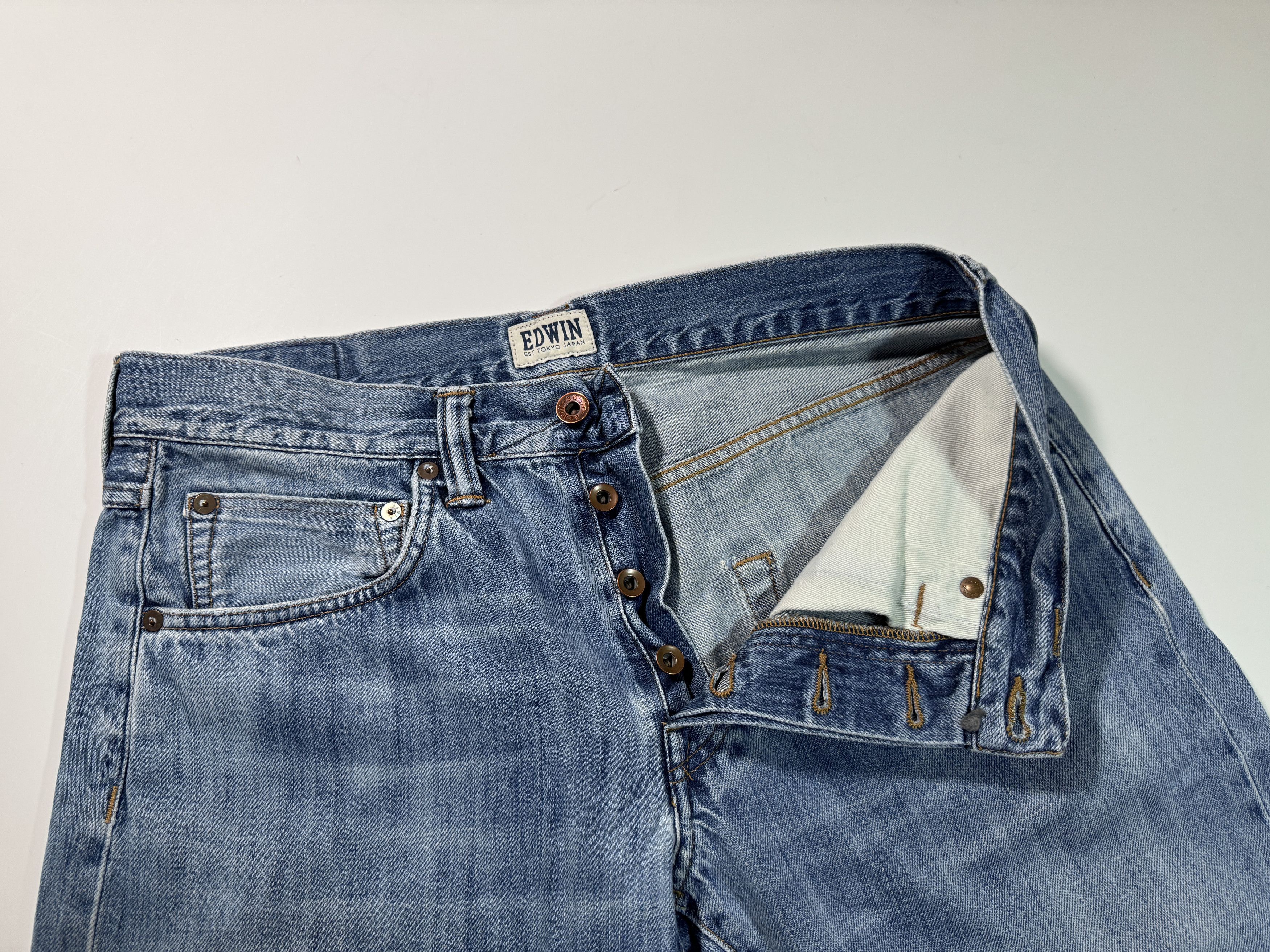 Edwin Vintage Edwin ED-55 Selvedge Jeans Size US 31 - 9 Thumbnail