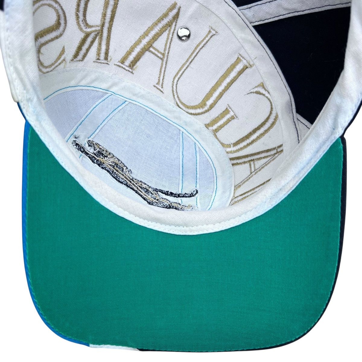 NFL Vtg 1990s NFL Jacksonville Jaguares Eastport Swirl Snapback Size ONE SIZE - 9 Thumbnail