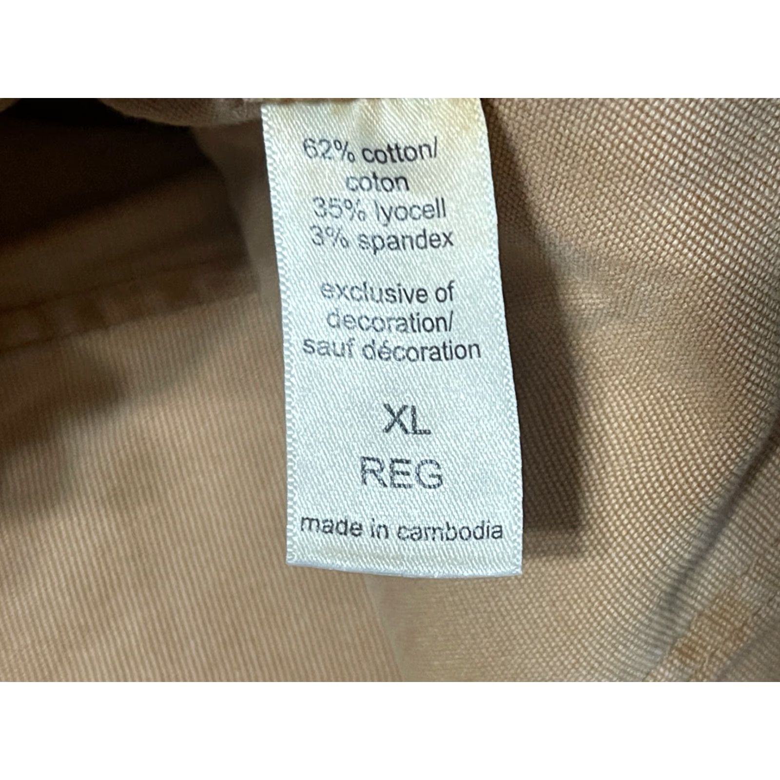 Vintage Maurices Pants, Women's XL, Brown, Straight Leg, Side Pockets, 40" Length, Regular, Cargo, 30" Inseam, Machine Washable, Pants, Women, Maurices Size 40" / US 18 - 5 Thumbnail