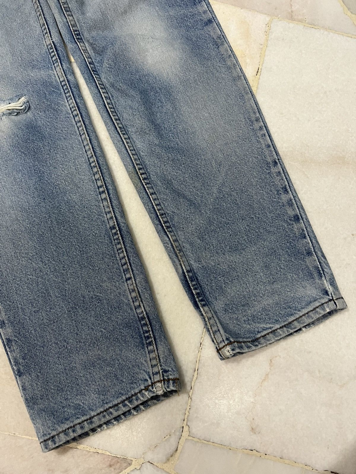 Japanese Brand × Levi's × Levi's Vintage Clothing 90’s Levis 616 Light Wash Distressed Jean Size US 29 - 5 Thumbnail