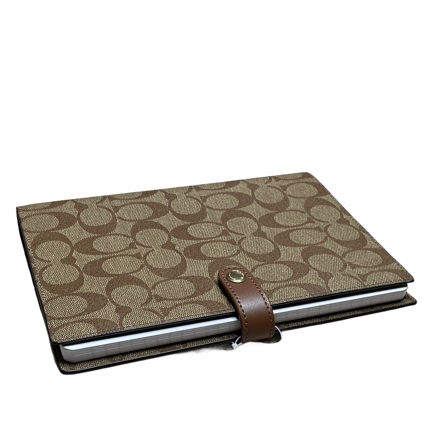 Coach Coach Notebook in Signature Canvas w/ Leather Lined Pages Size ONE SIZE - 3 Thumbnail
