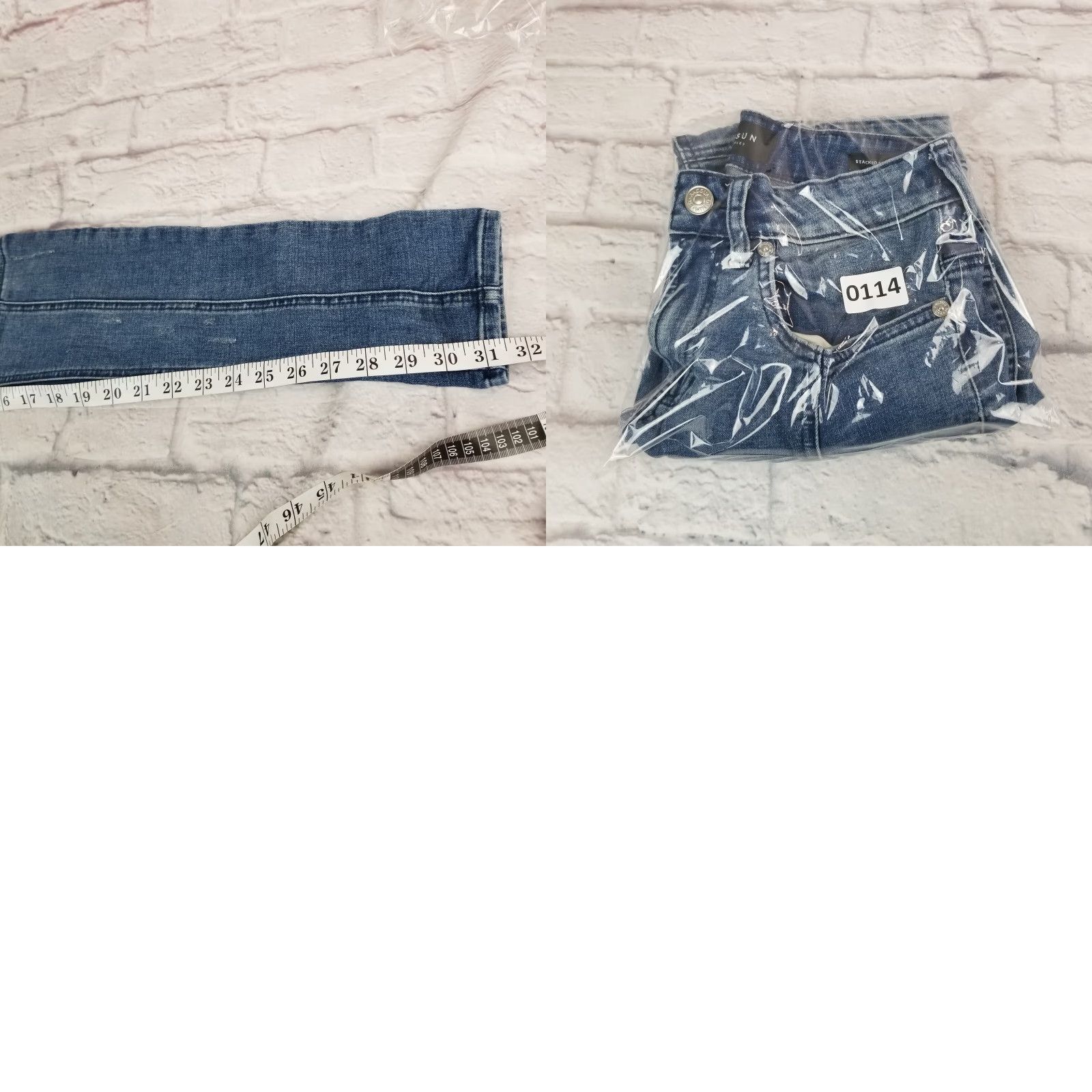 Pacsun Pacsun Mens Vertical Stretch Stacked Skinny Jeans Distressed 28 X 30 Denim Size US 28 / EU 44 - 9 Thumbnail