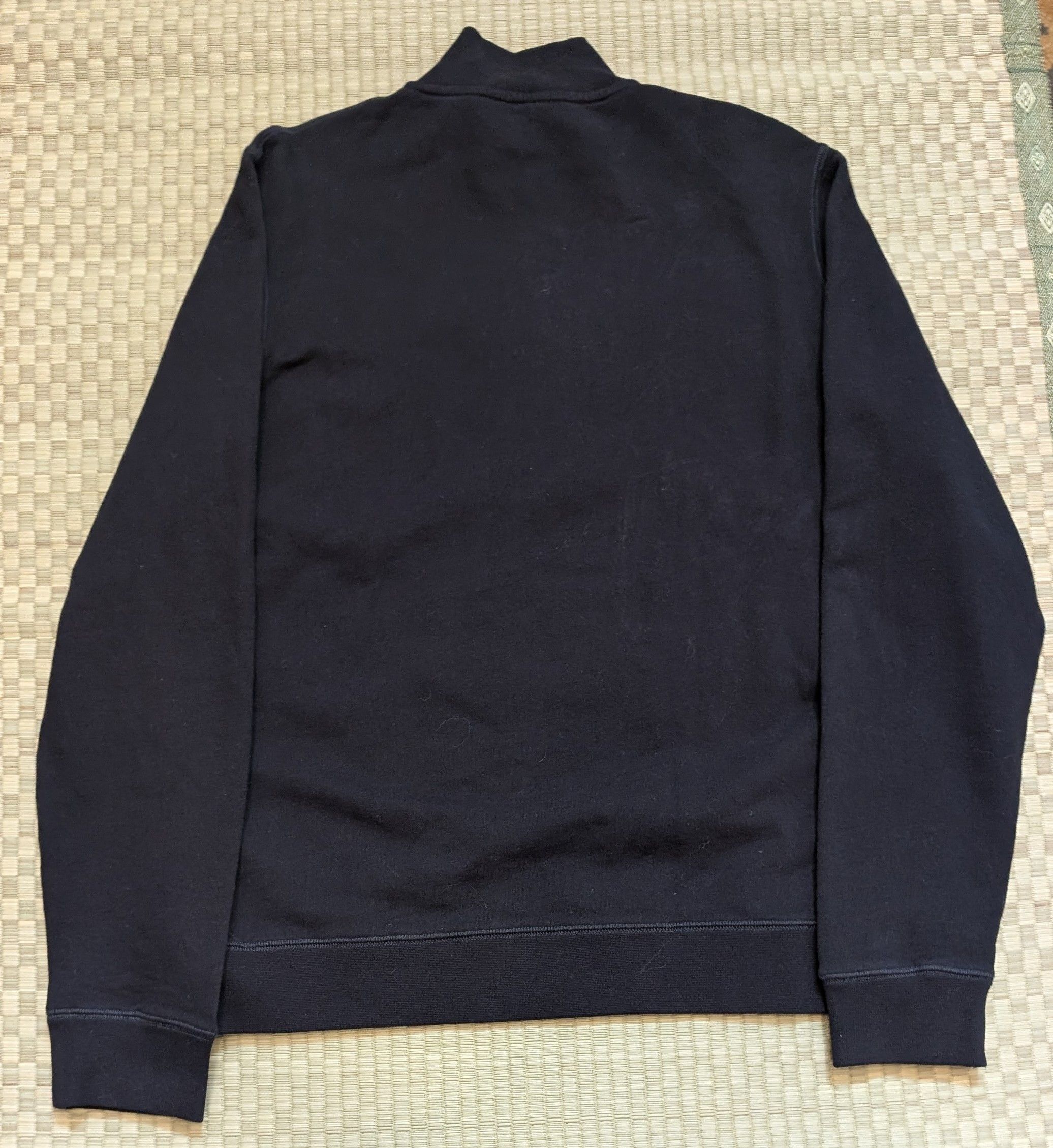 Sunspel Sunspel Half Zip Cotton Loopback Sweatshirt Made in Portugal Size US M / EU 48-50 / 2 - 2 Thumbnail