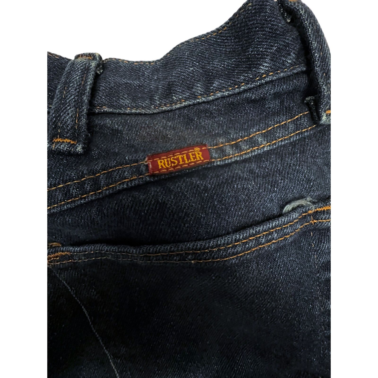 Rustler Rustler Mens Blue Denim Jeans 31x32 Relaxed Fit Straight Leg Size US 31 - 4 Thumbnail