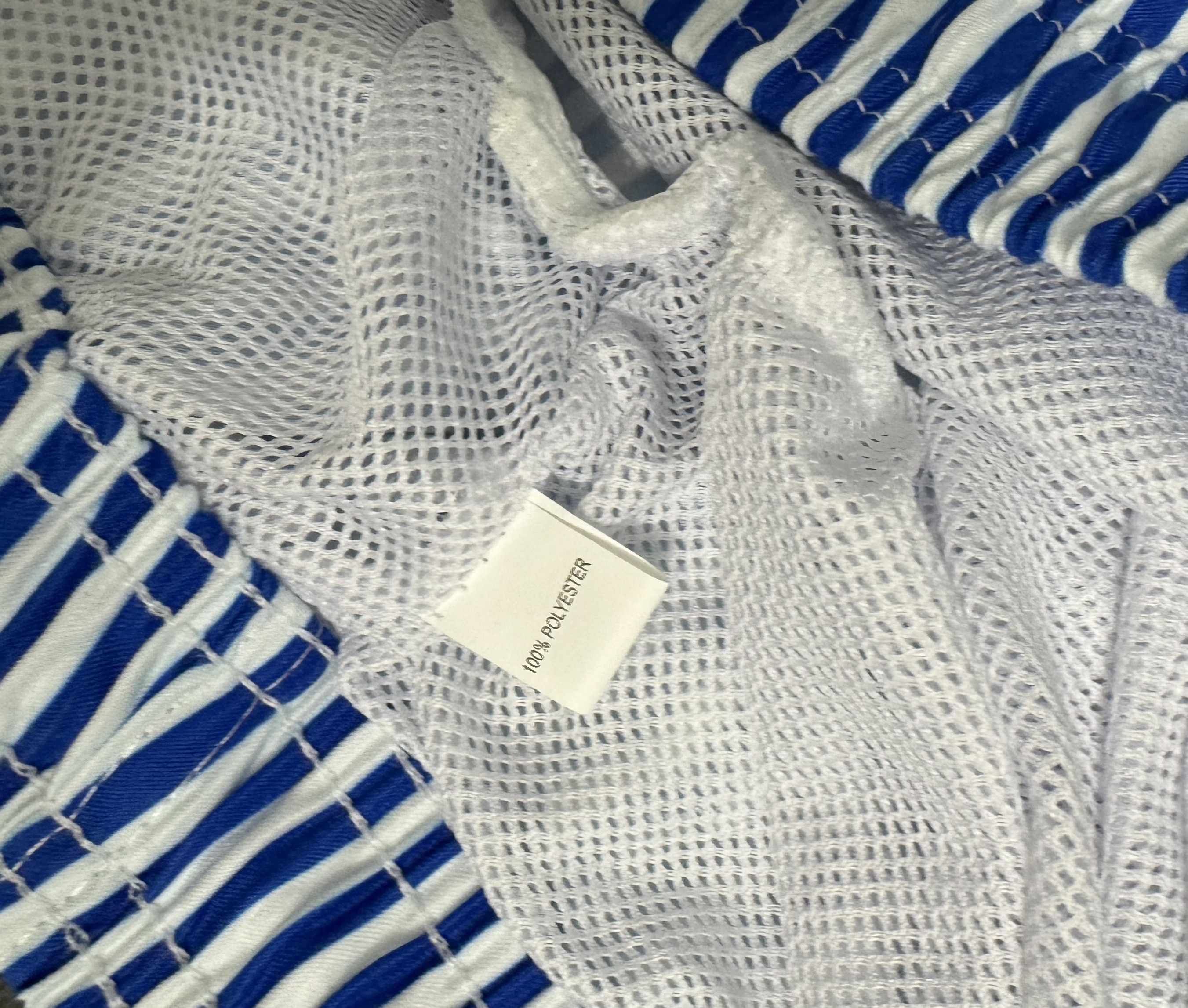Bleach BNWT Vacay Corfu Swim Trunks White/Blue Striped Lined Size L Size US 34 / EU 50 - 10 Thumbnail